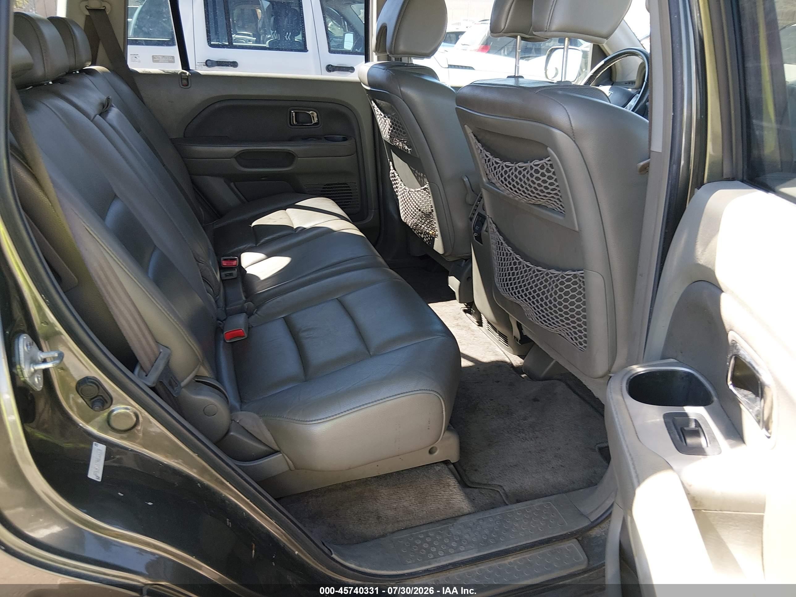 2006 Honda Pilot Ex Green vin: 5FNYF18796B024378