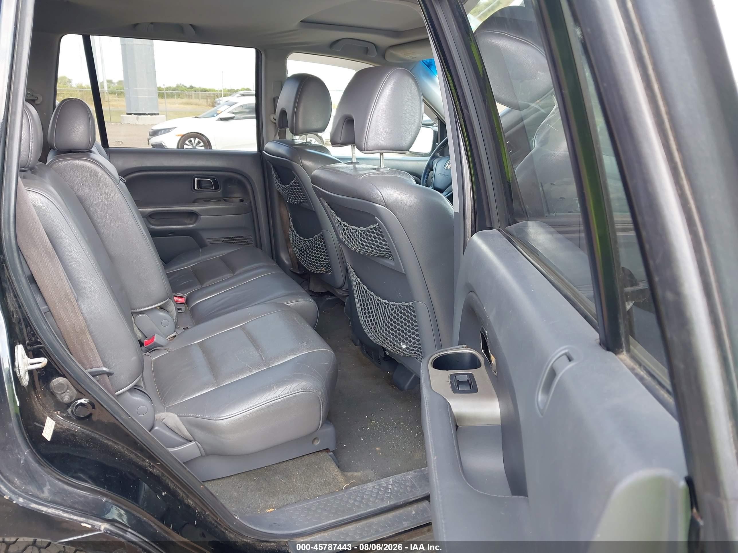 2007 Honda Pilot Ex-l Черный vin: 5FNYF18797B025533