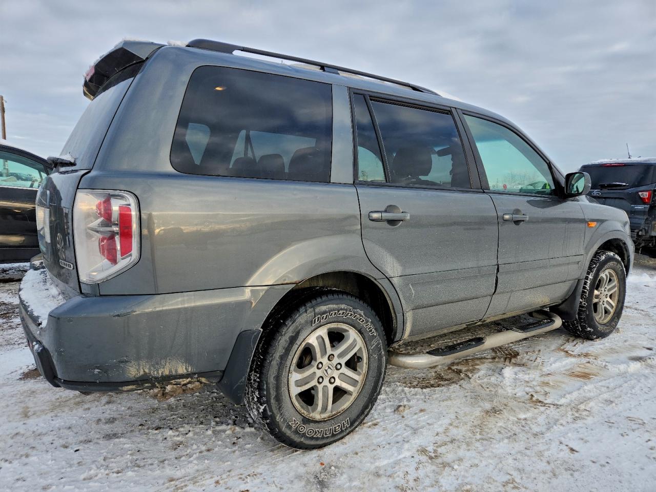 2008 Honda Pilot Exl Gray vin: 5FNYF18798B501118
