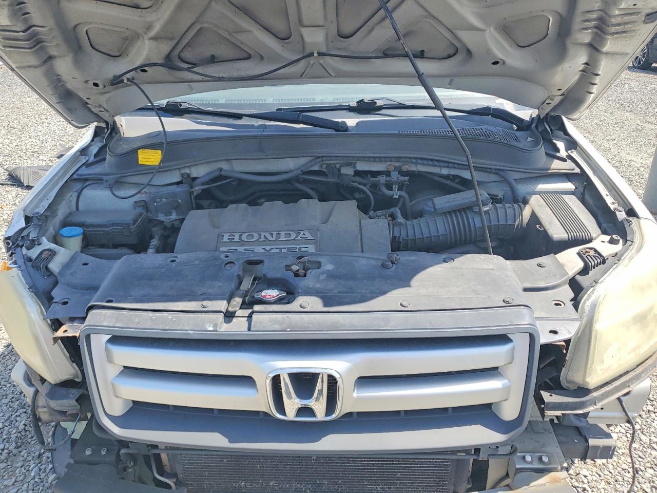 2006 Honda Pilot Ex Silver vin: 5FNYF187X6B002244
