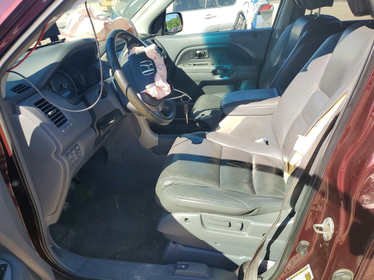 2007 Honda Pilot Exl Красный vin: 5FNYF187X7B028926