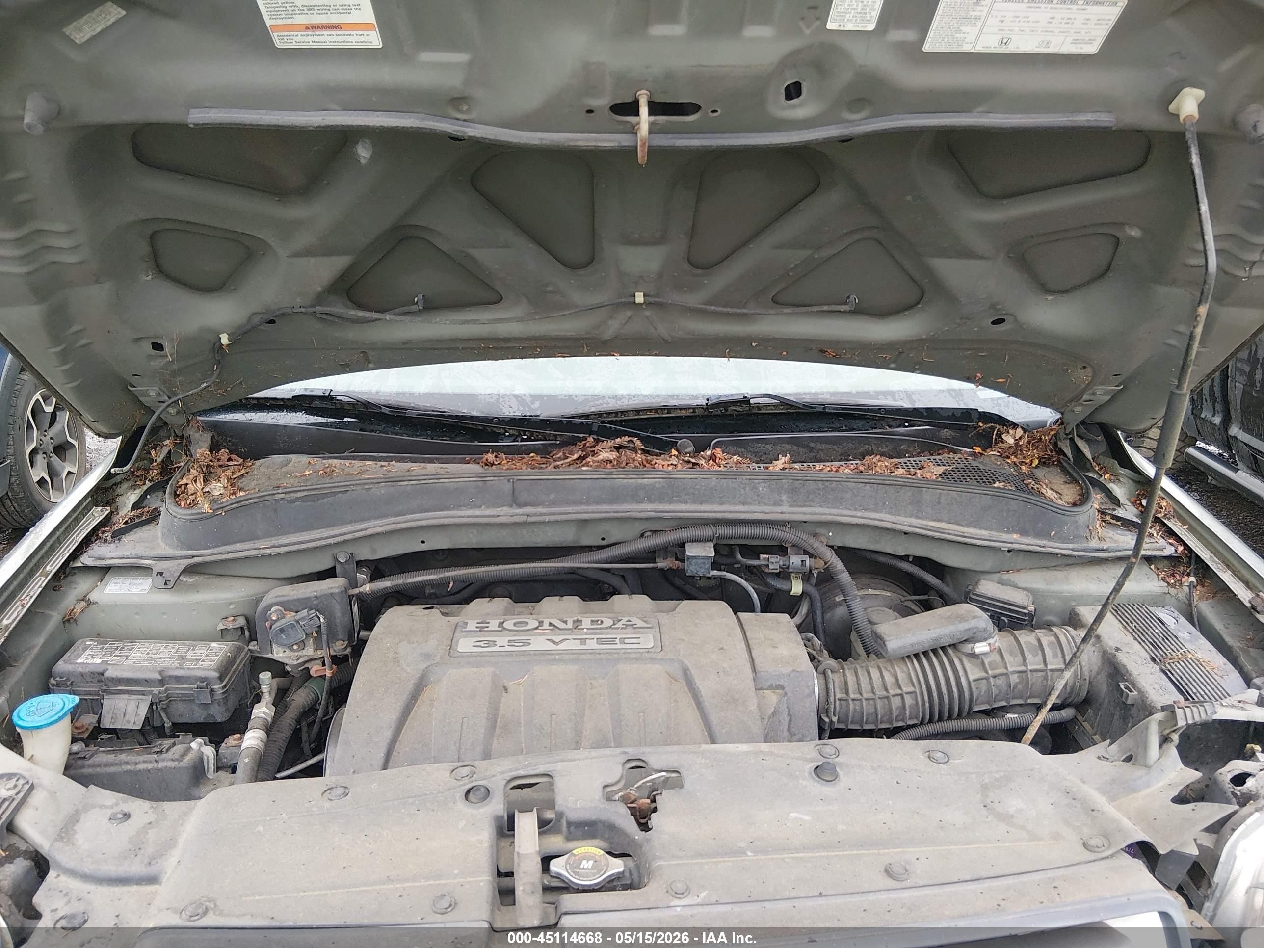 2008 Honda Pilot Ex-l Green vin: 5FNYF187X8B032458