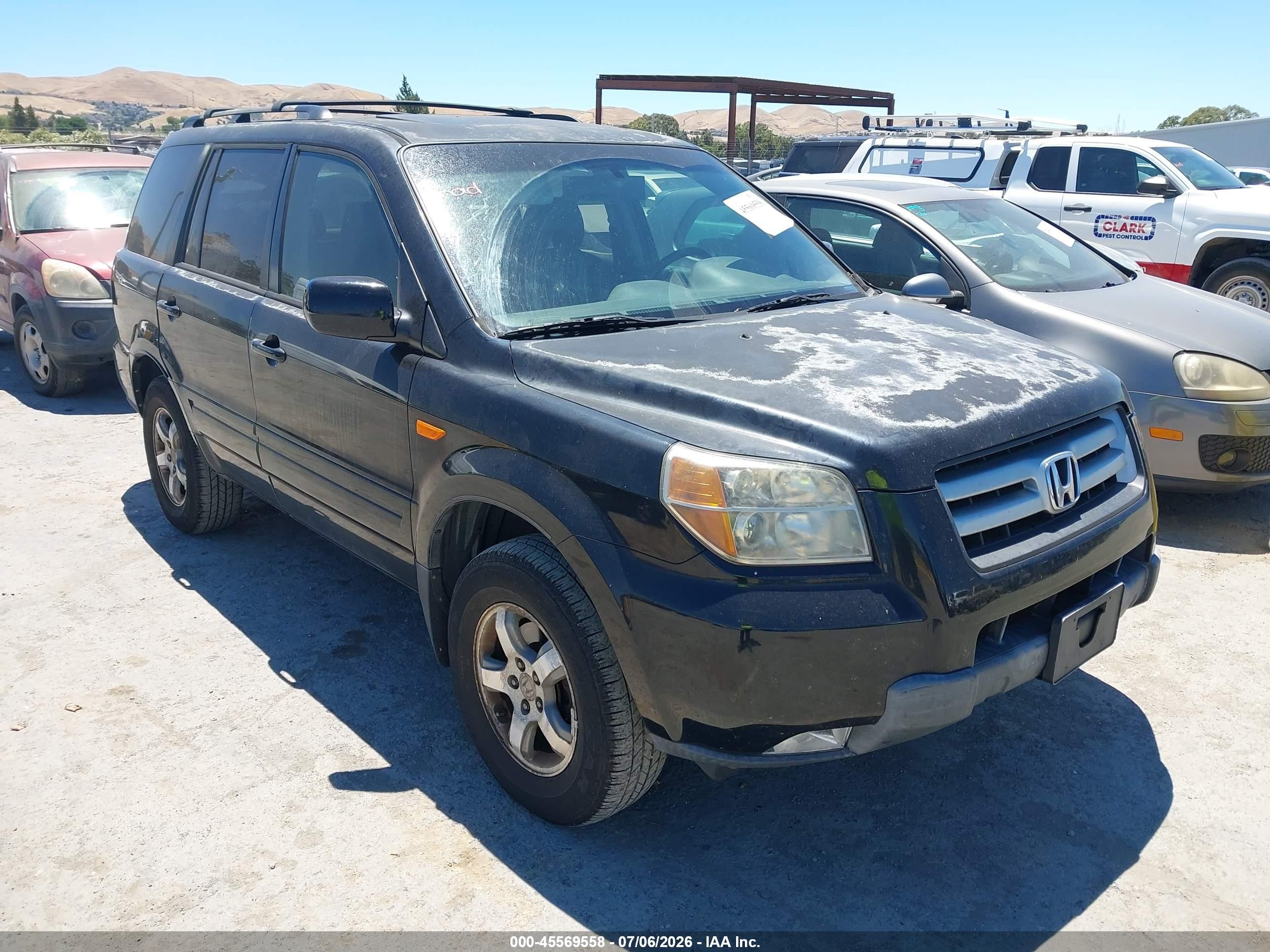 2008 Honda Pilot Ex-l Gray vin: 5FNYF187X8B045775