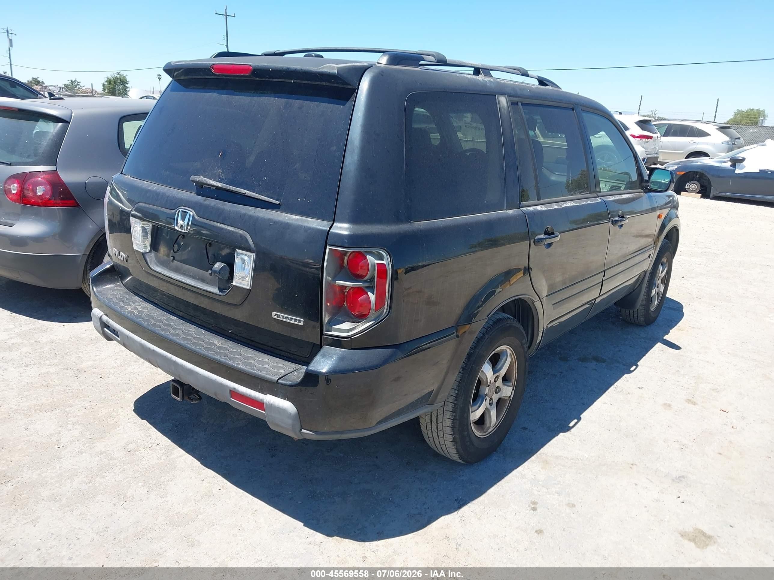 2008 Honda Pilot Ex-l Gray vin: 5FNYF187X8B045775