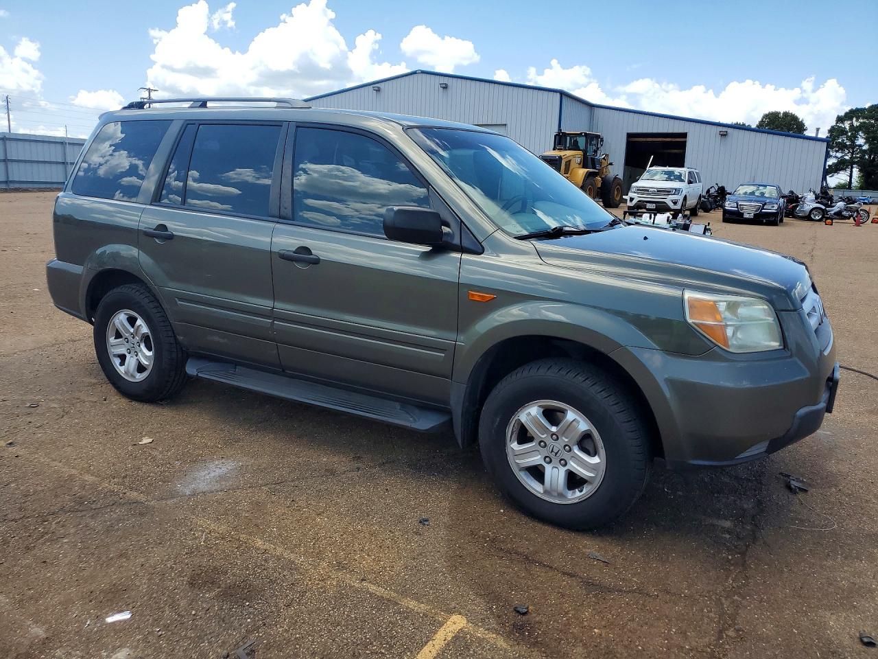 2006 Honda Pilot Lx Green vin: 5FNYF28106B026697