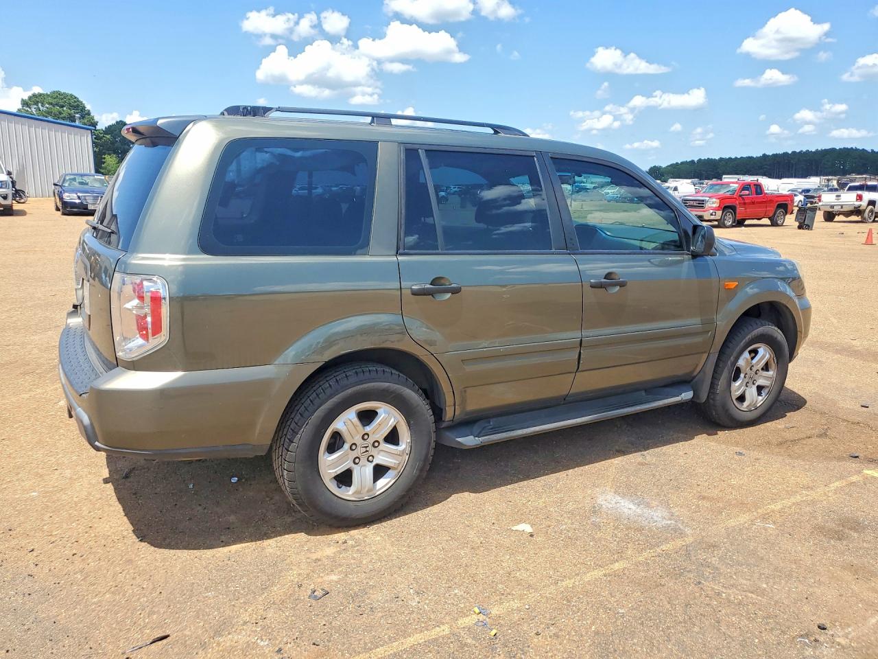 2006 Honda Pilot Lx Green vin: 5FNYF28106B026697