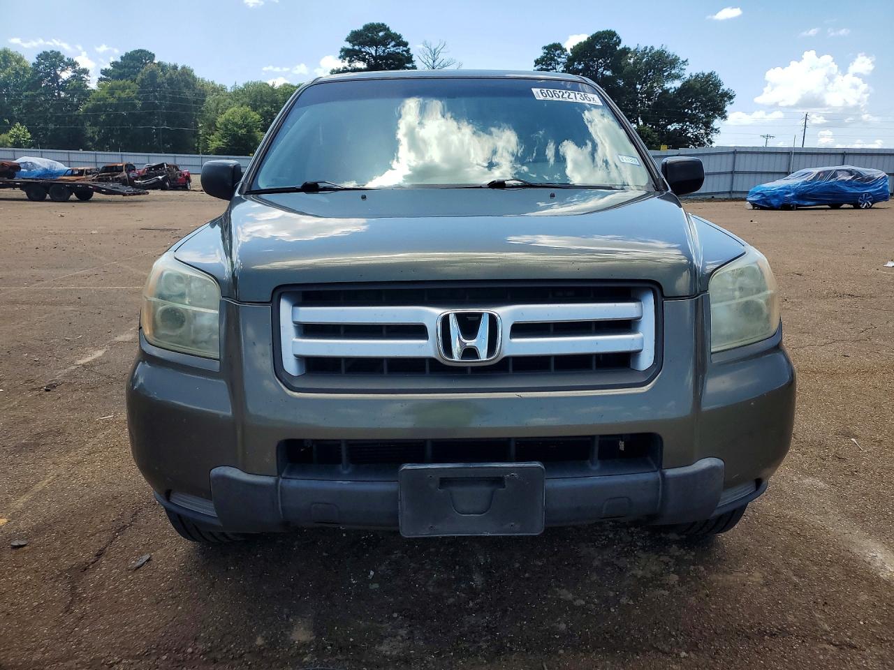 2006 Honda Pilot Lx Green vin: 5FNYF28106B026697