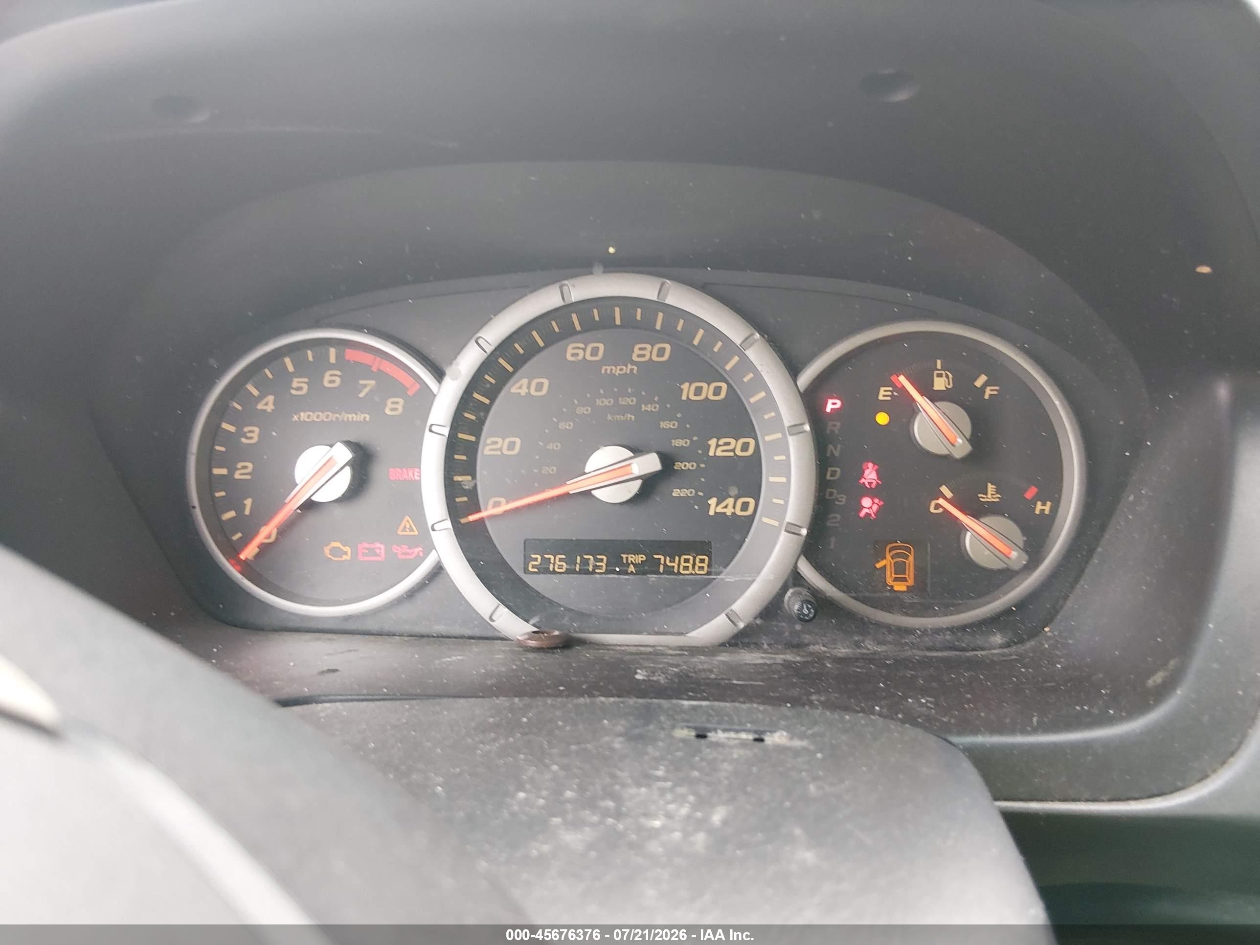 2006 Honda Pilot Lx Blue vin: 5FNYF28106B052197