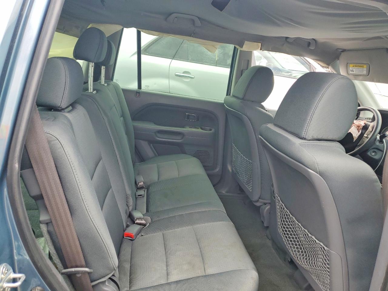 2007 Honda Pilot Lx Blue vin: 5FNYF28117B035488