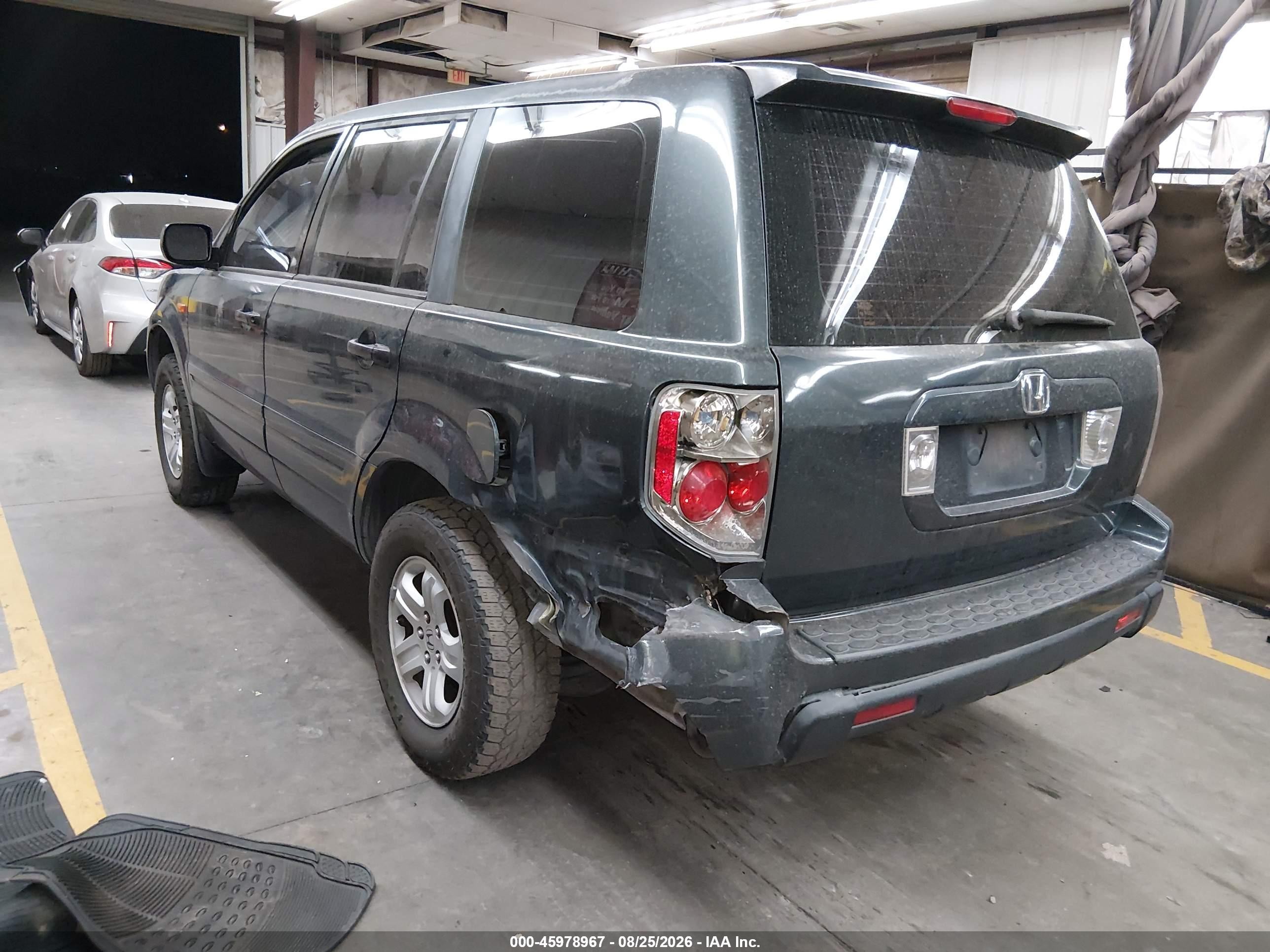 2006 Honda Pilot Lx Green vin: 5FNYF28126B014583