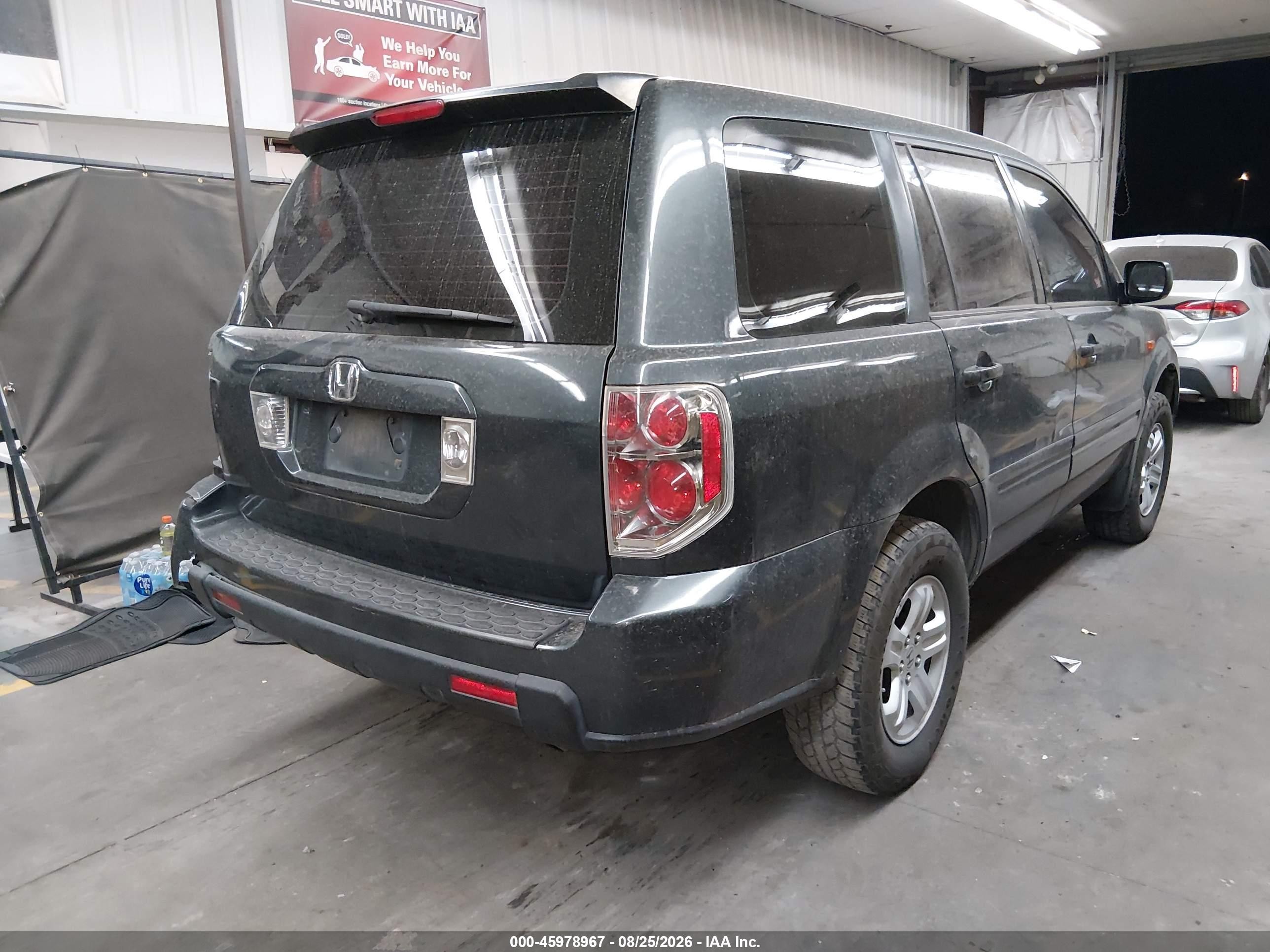2006 Honda Pilot Lx Green vin: 5FNYF28126B014583