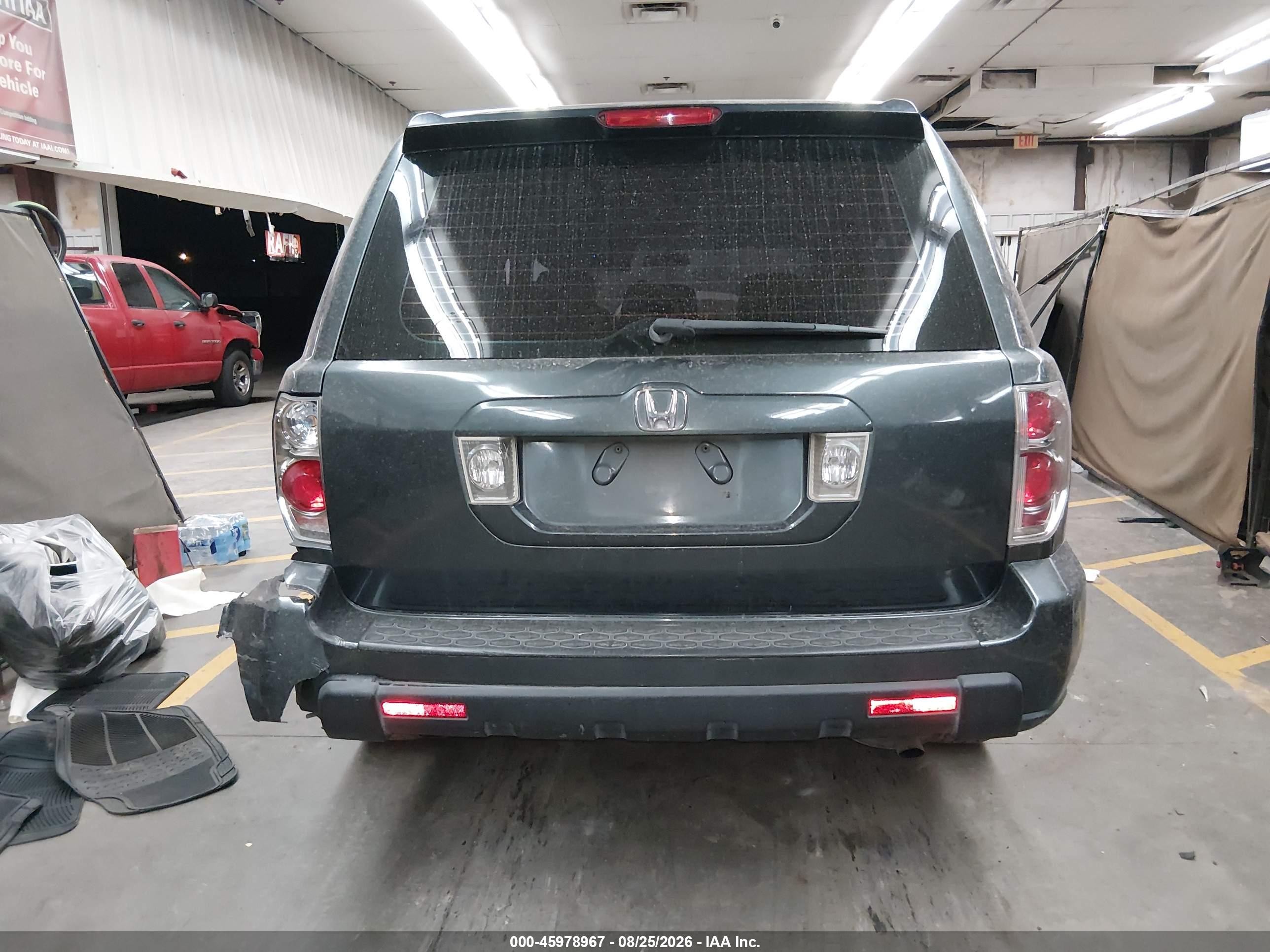 2006 Honda Pilot Lx Green vin: 5FNYF28126B014583