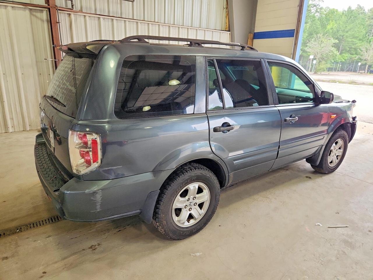 2006 Honda Pilot Lx Gray vin: 5FNYF28146B032177