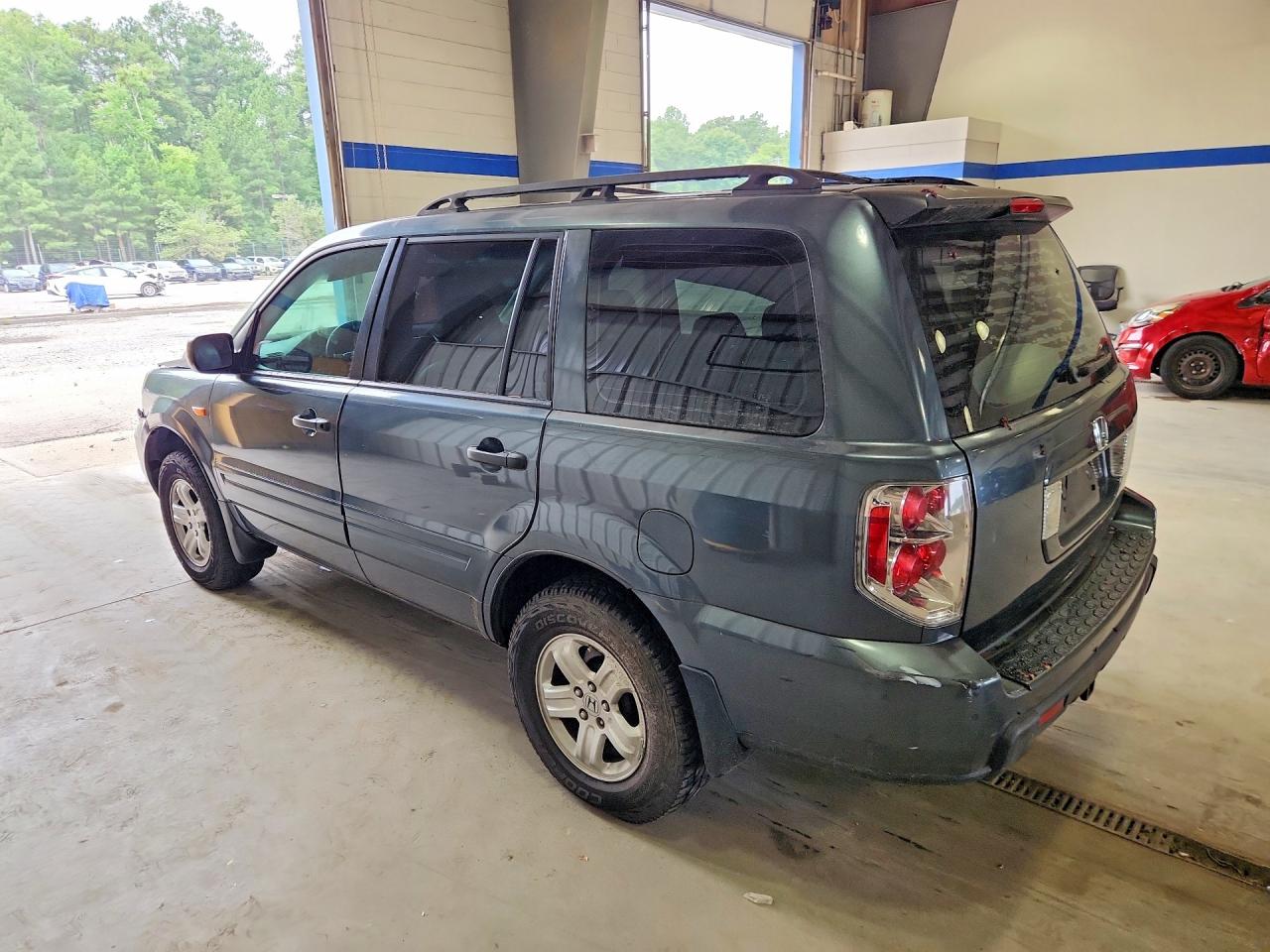 2006 Honda Pilot Lx Gray vin: 5FNYF28146B032177