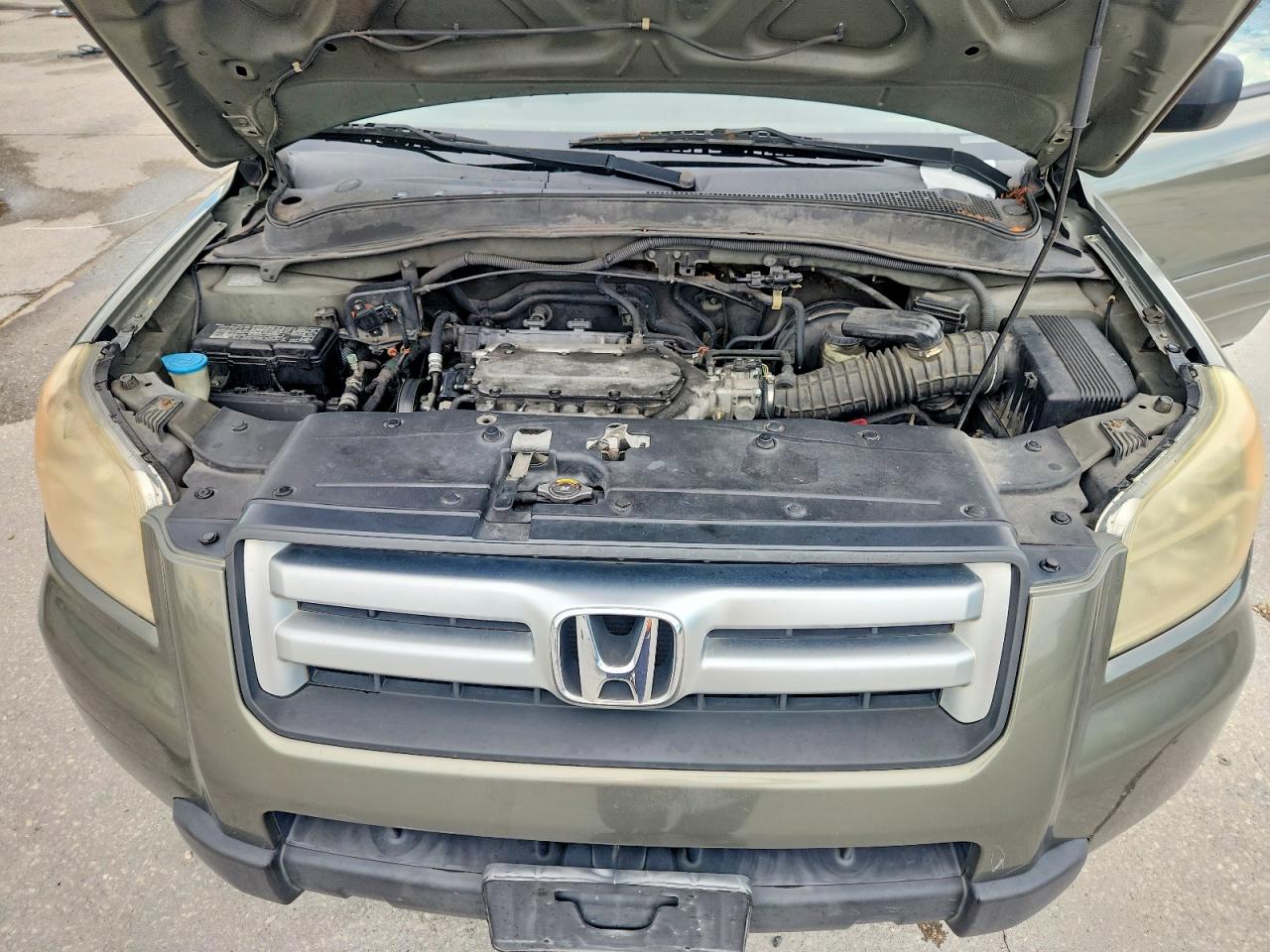 2007 Honda Pilot Lx Green vin: 5FNYF28147B006020