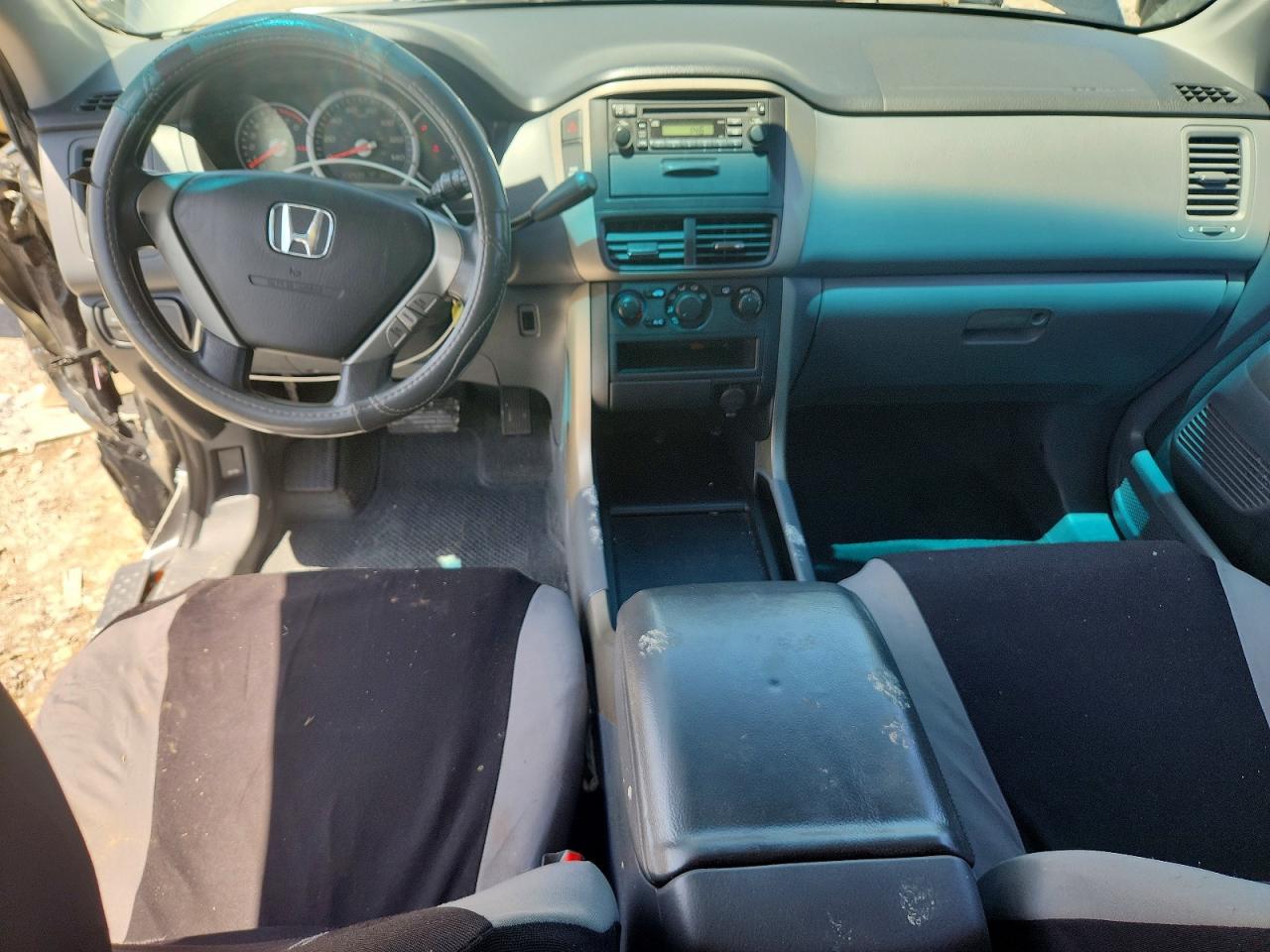 2007 Honda Pilot Lx Gray vin: 5FNYF28147B008964