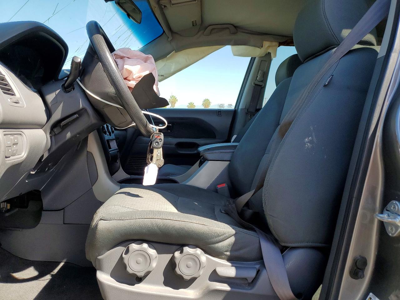 2007 Honda Pilot Lx Gray vin: 5FNYF28167B025507