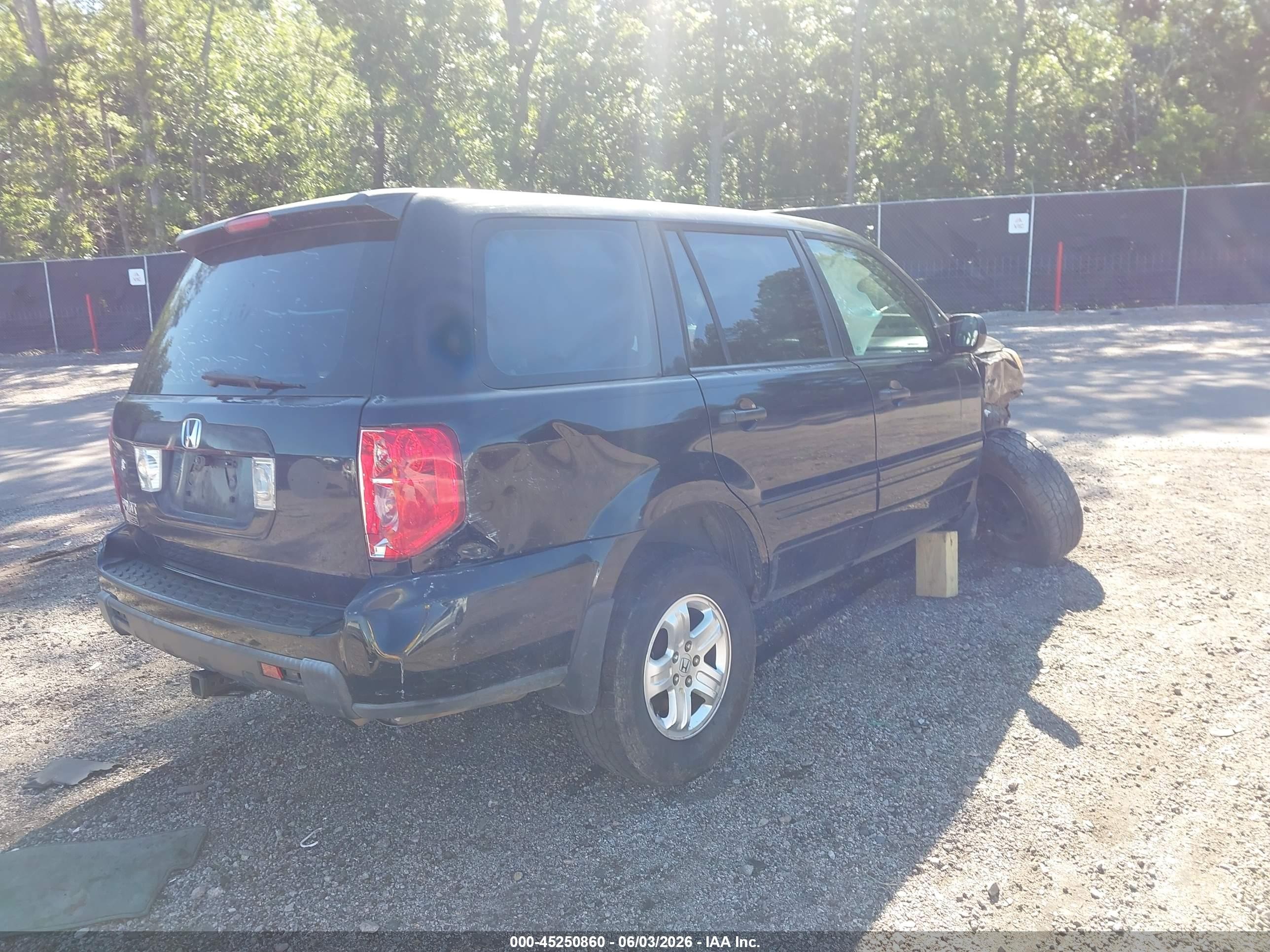 2007 Honda Pilot Lx Black vin: 5FNYF28167B034031