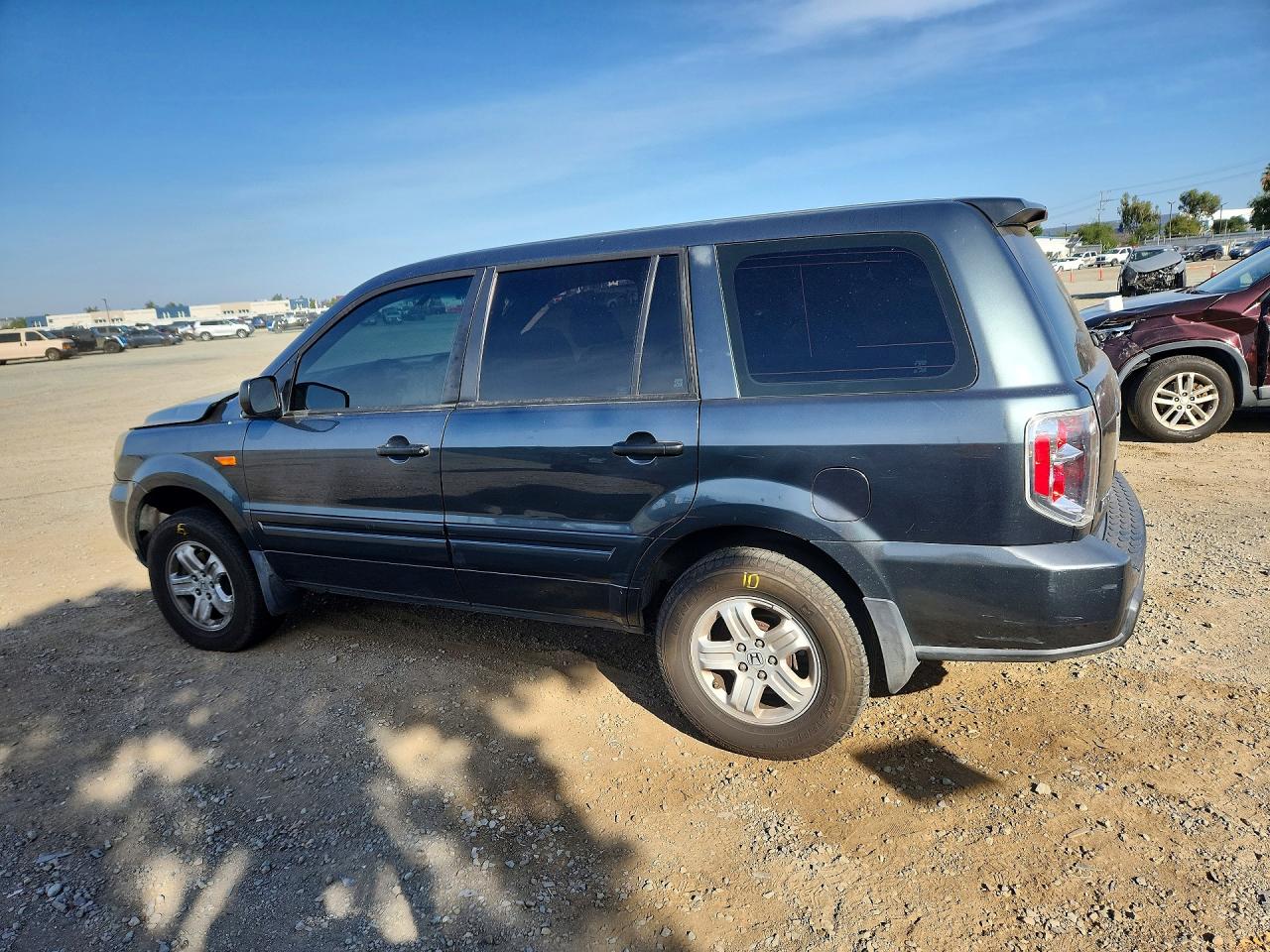 2006 Honda Pilot Lx Green vin: 5FNYF28186B019089
