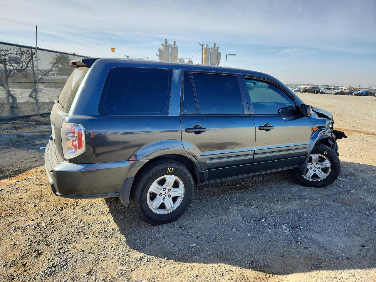 2006 Honda Pilot Lx Green vin: 5FNYF28186B019089