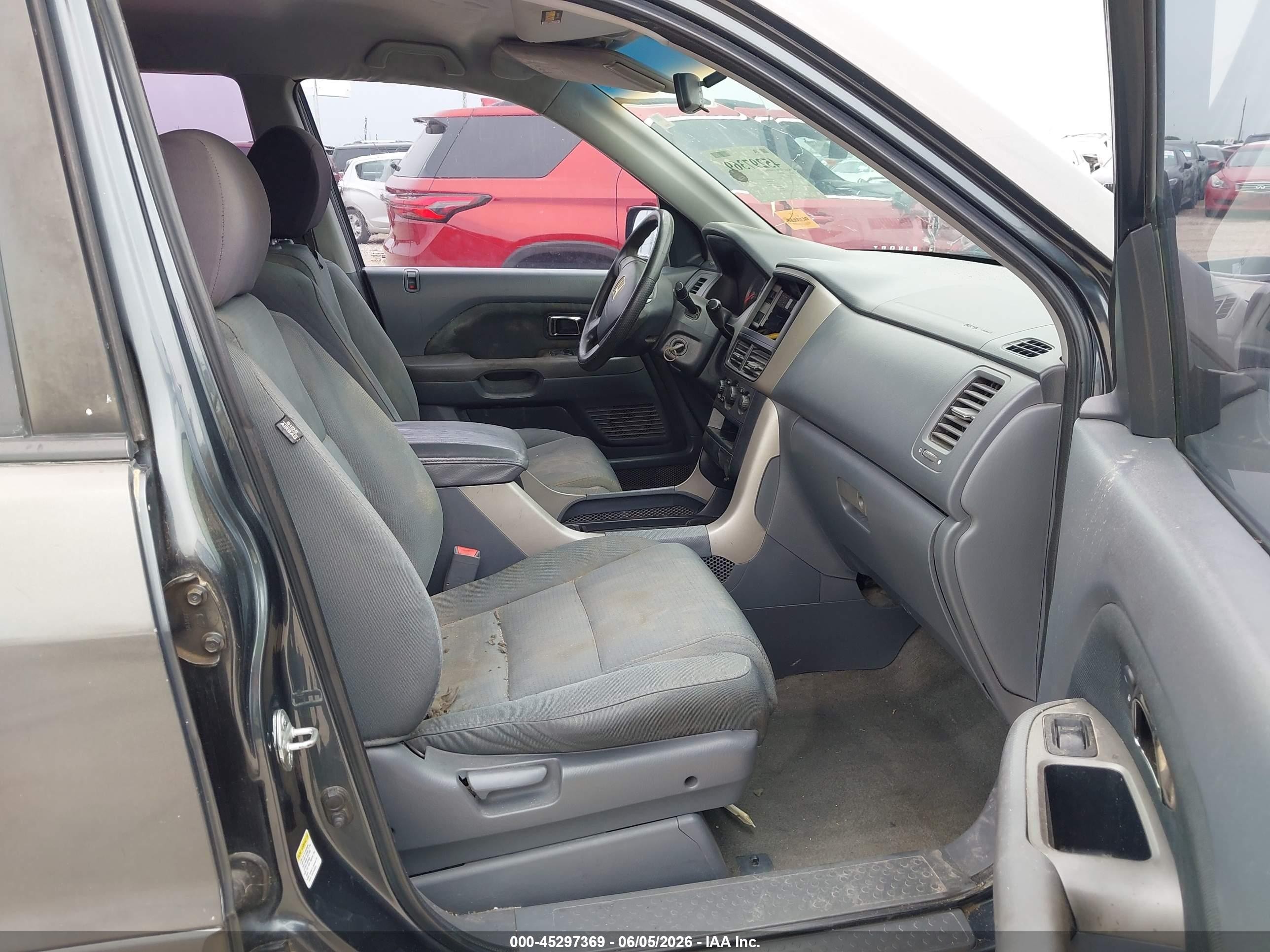 2006 Honda Pilot Lx Серый vin: 5FNYF28186B036233