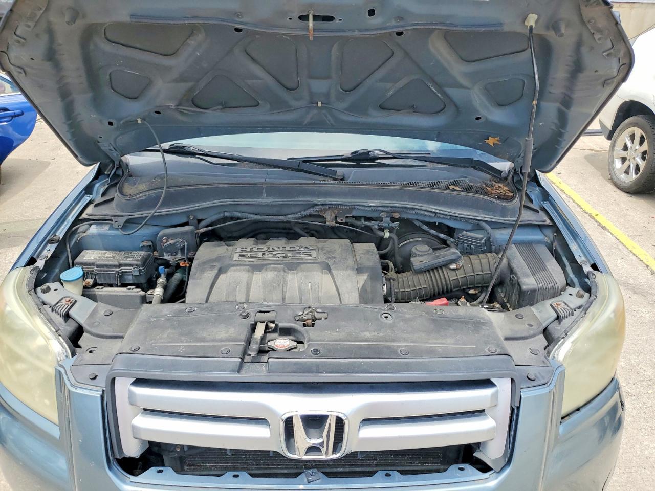 2006 Honda Pilot Lx Turquoise vin: 5FNYF28196B028108