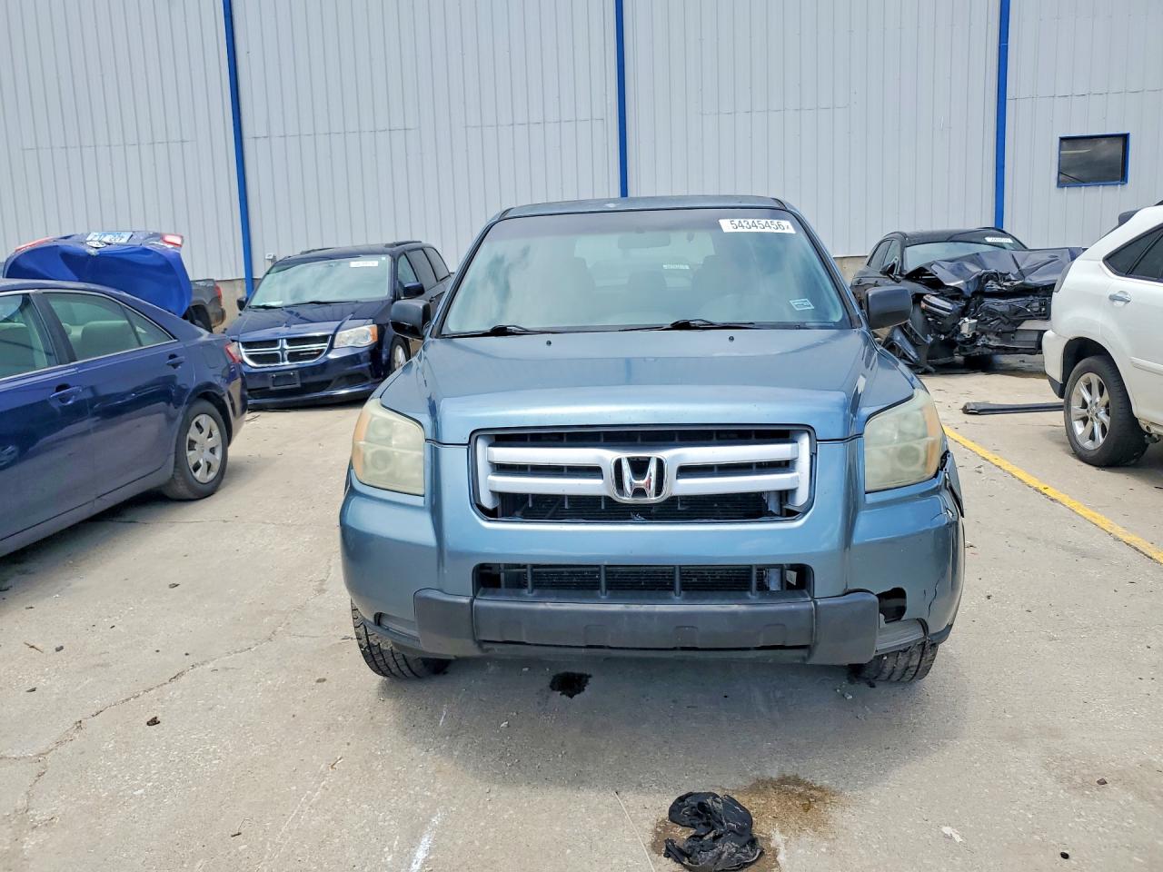 2006 Honda Pilot Lx Turquoise vin: 5FNYF28196B028108