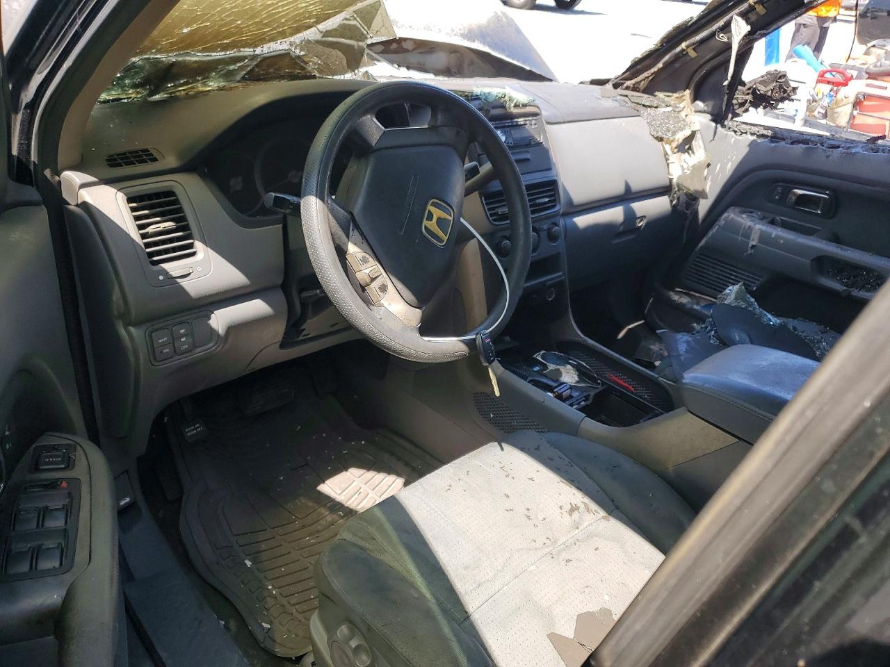 2007 Honda Pilot Lx Черный vin: 5FNYF28197B044682