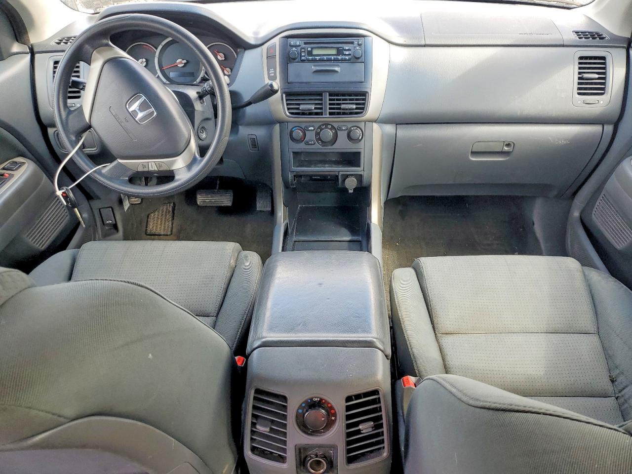 2007 Honda Pilot Lx Серебряный vin: 5FNYF281X7B042679