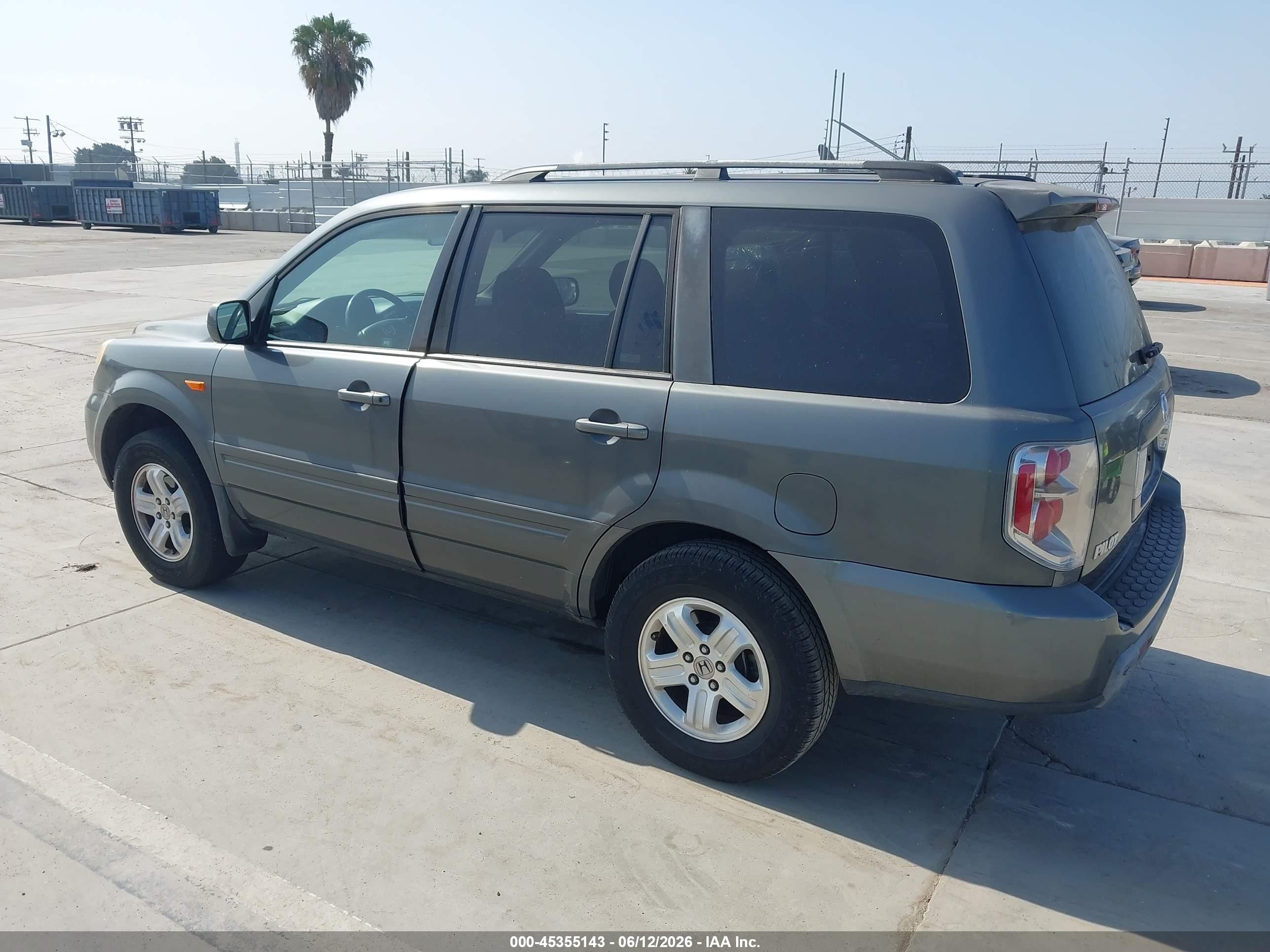 2008 Honda Pilot Vp Серый vin: 5FNYF28208B029448