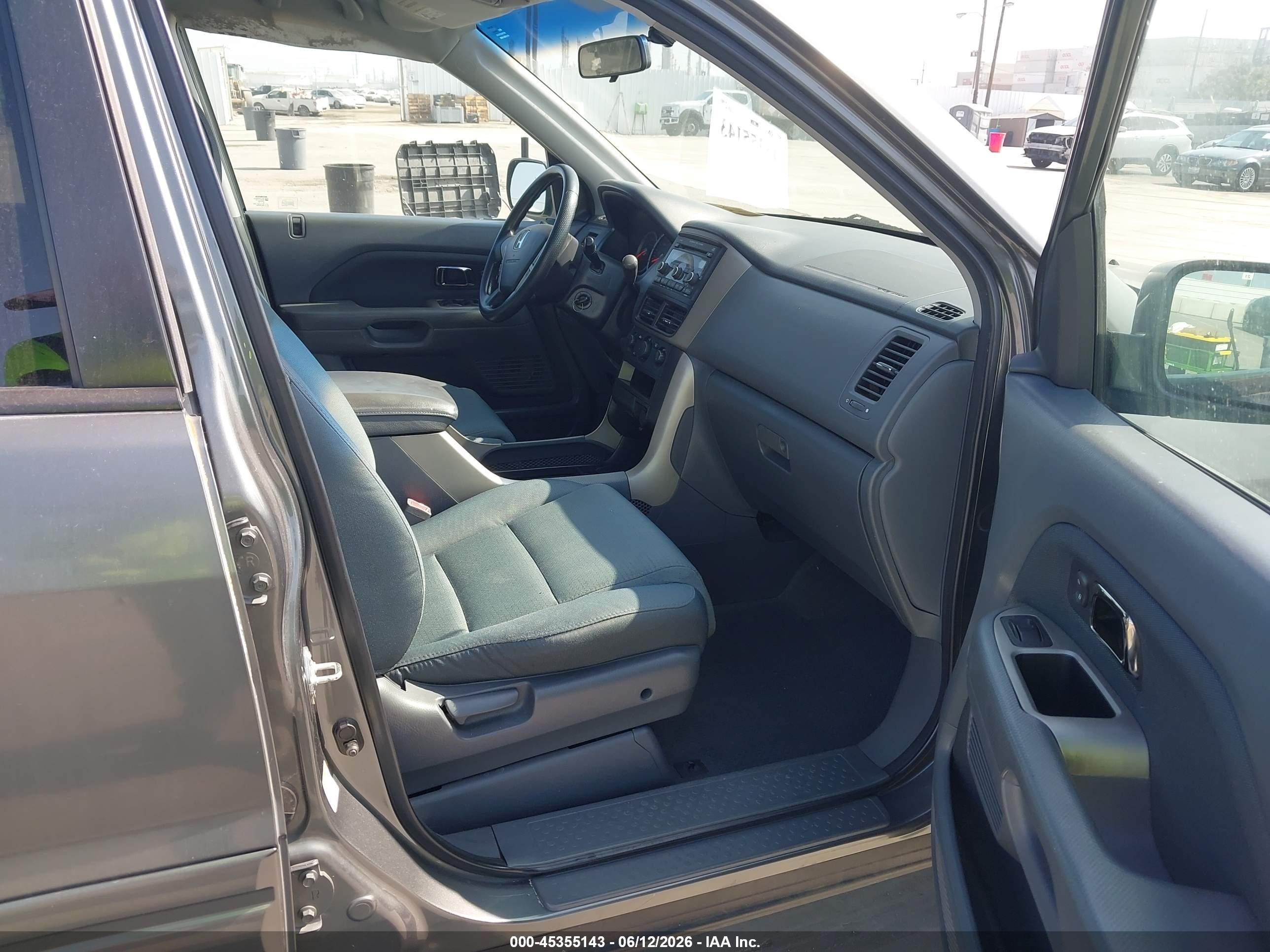 2008 Honda Pilot Vp Серый vin: 5FNYF28208B029448
