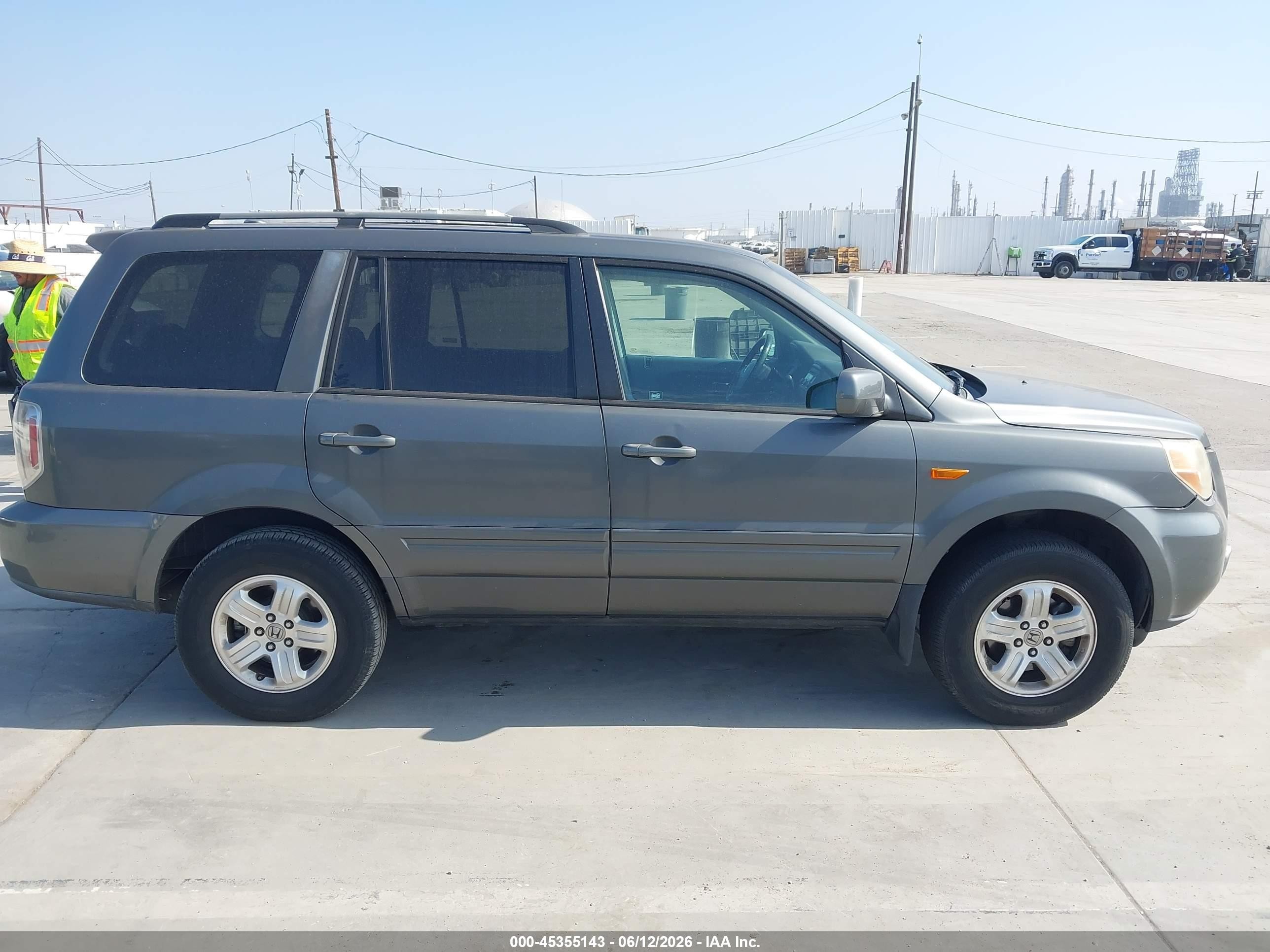 2008 Honda Pilot Vp Серый vin: 5FNYF28208B029448