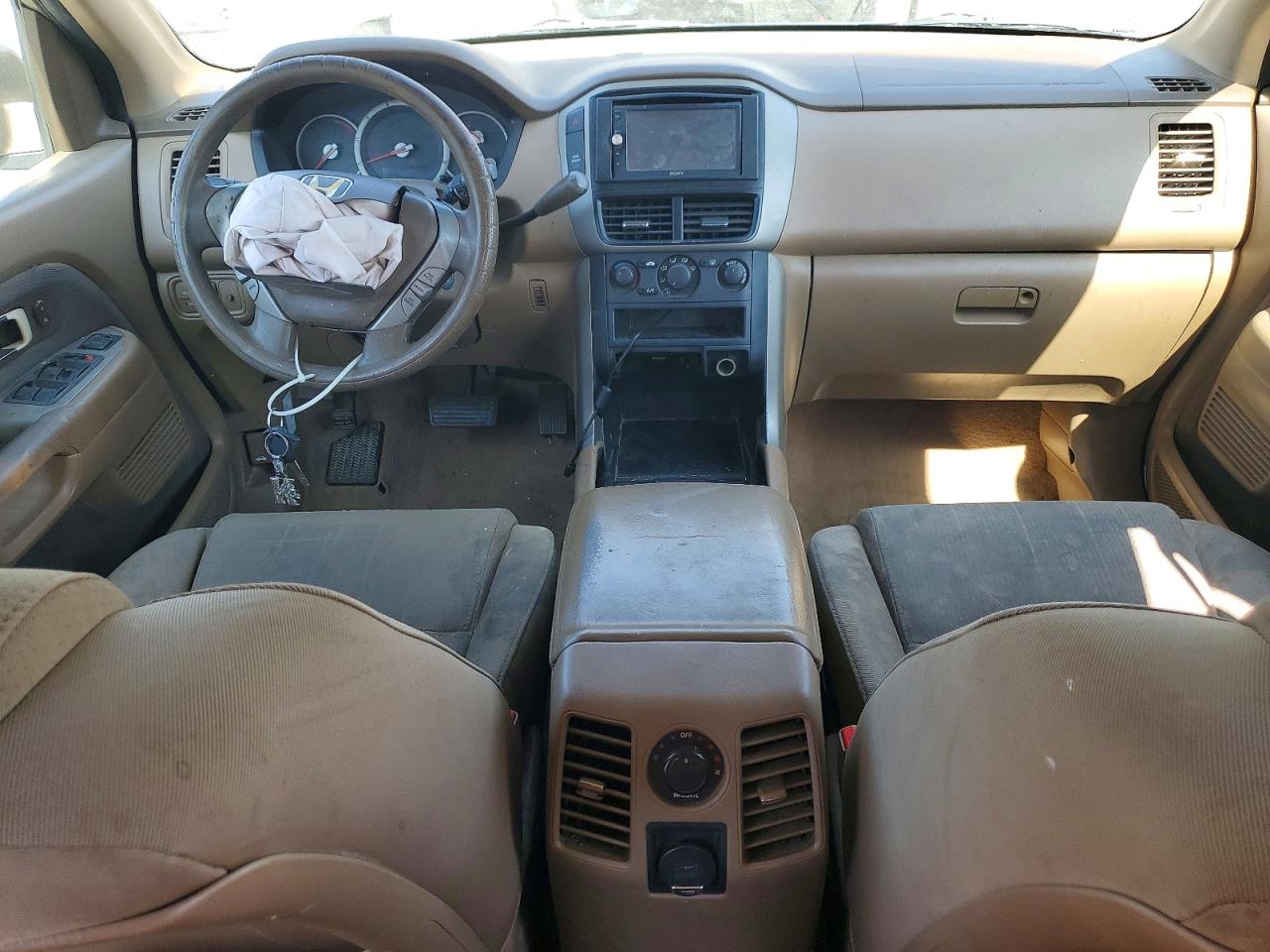 2008 Honda Pilot Vp Tan vin: 5FNYF28208B030115