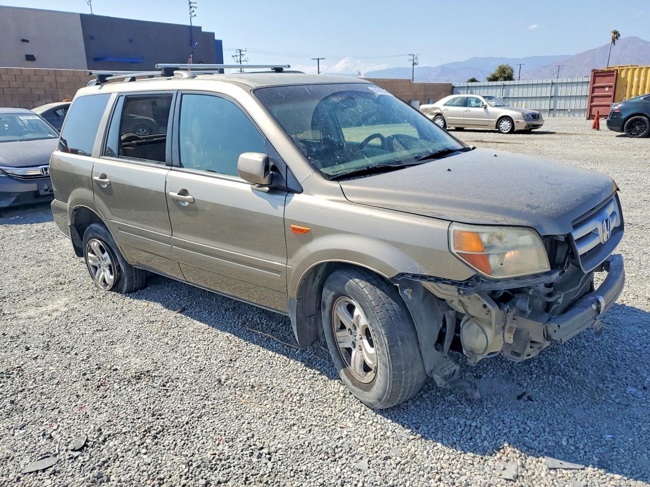 2008 Honda Pilot Vp Tan vin: 5FNYF28208B030115