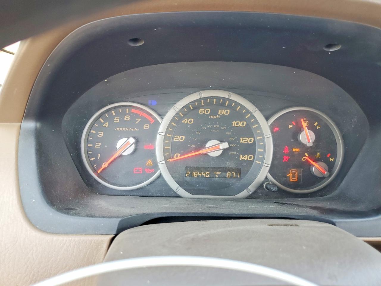 2008 Honda Pilot Vp Tan vin: 5FNYF28208B030115