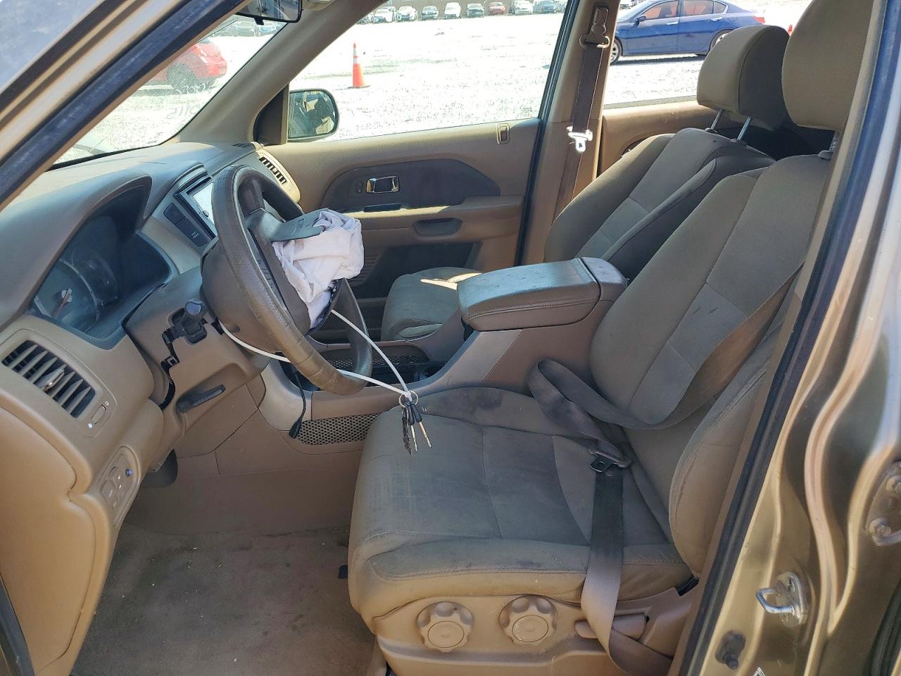 2008 Honda Pilot Vp Tan vin: 5FNYF28208B030115
