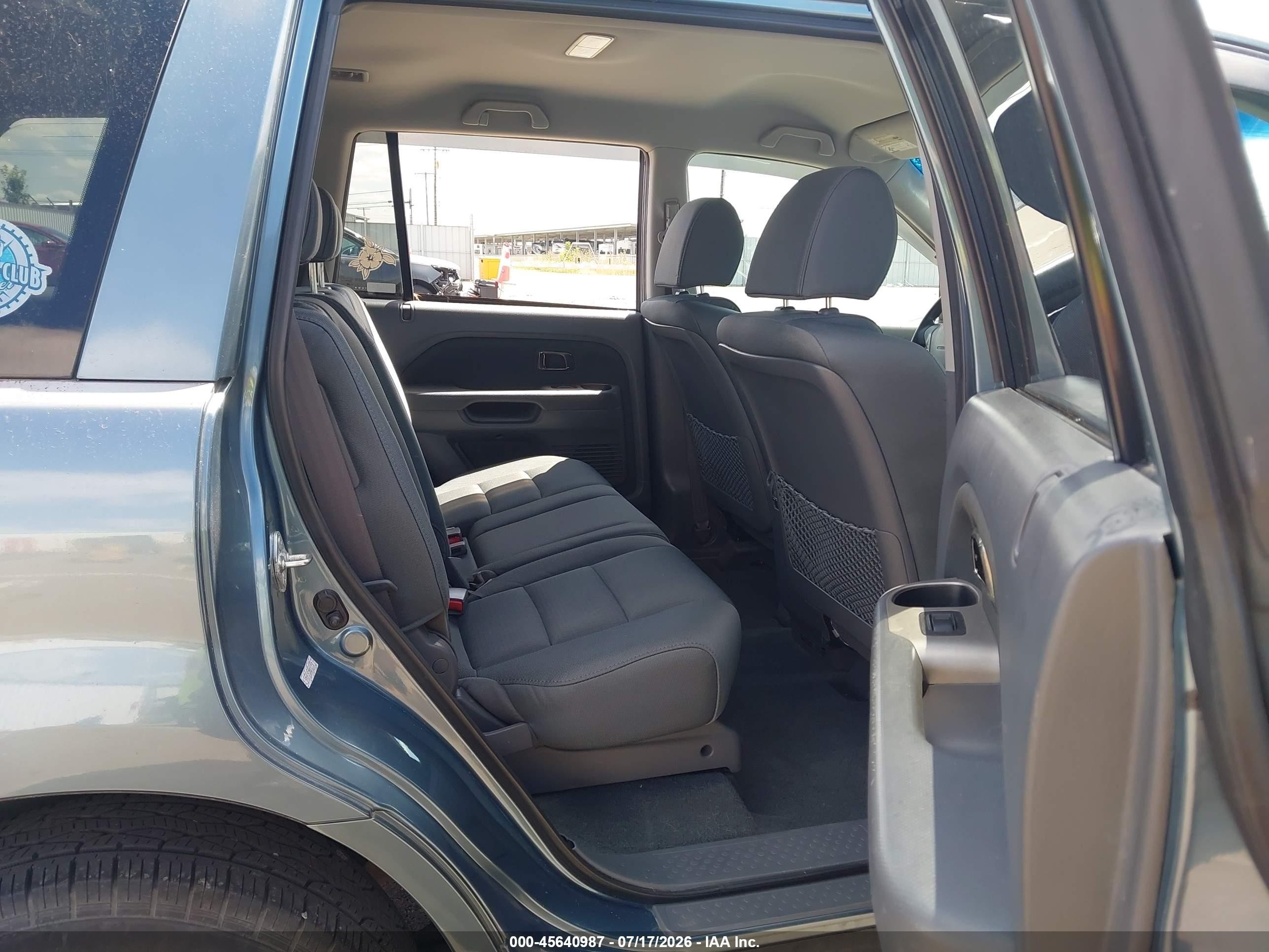2008 Honda Pilot Vp Blue vin: 5FNYF28228B007757