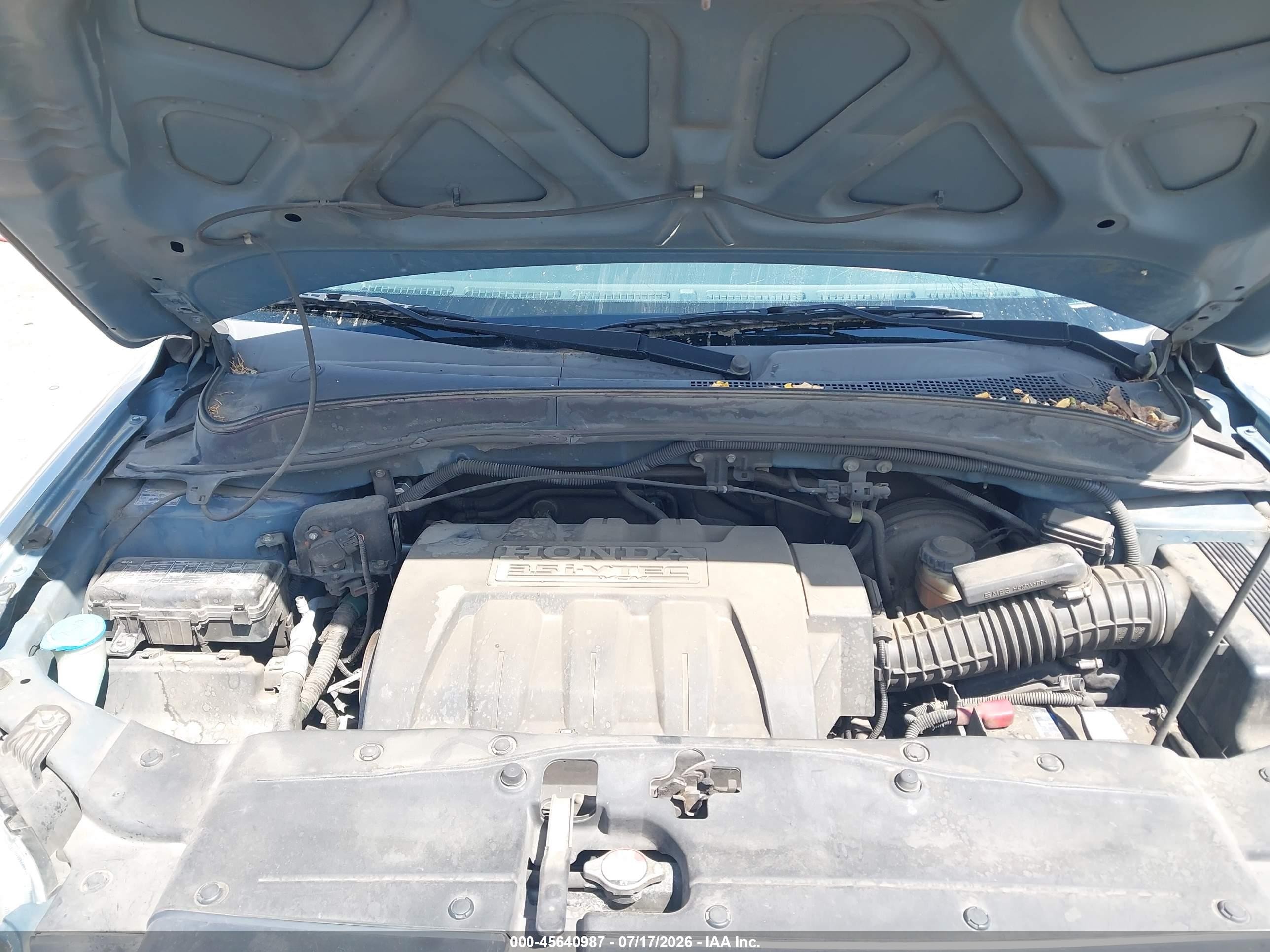2008 Honda Pilot Vp Blue vin: 5FNYF28228B007757