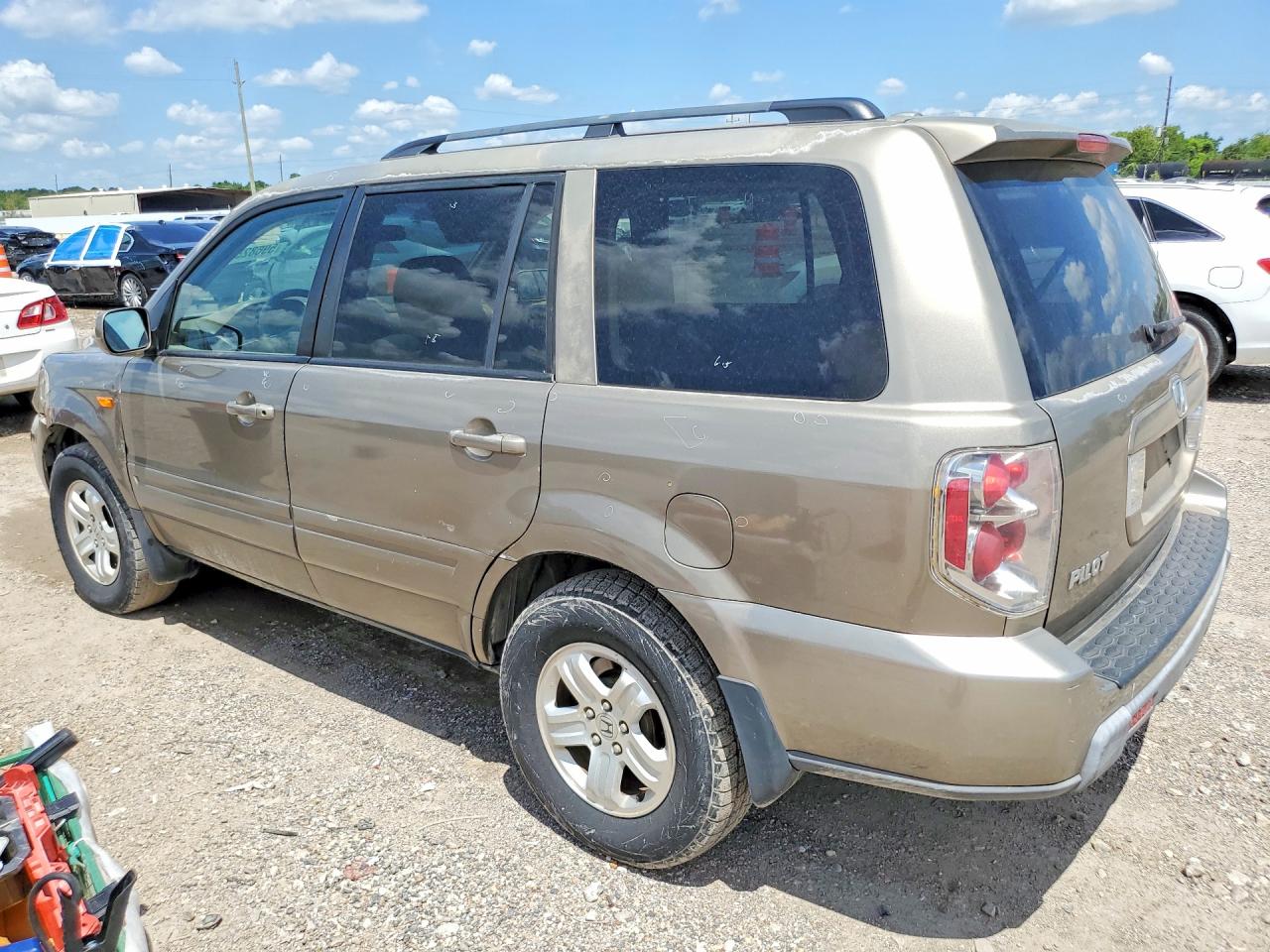 2008 Honda Pilot Vp Tan vin: 5FNYF28238B021571