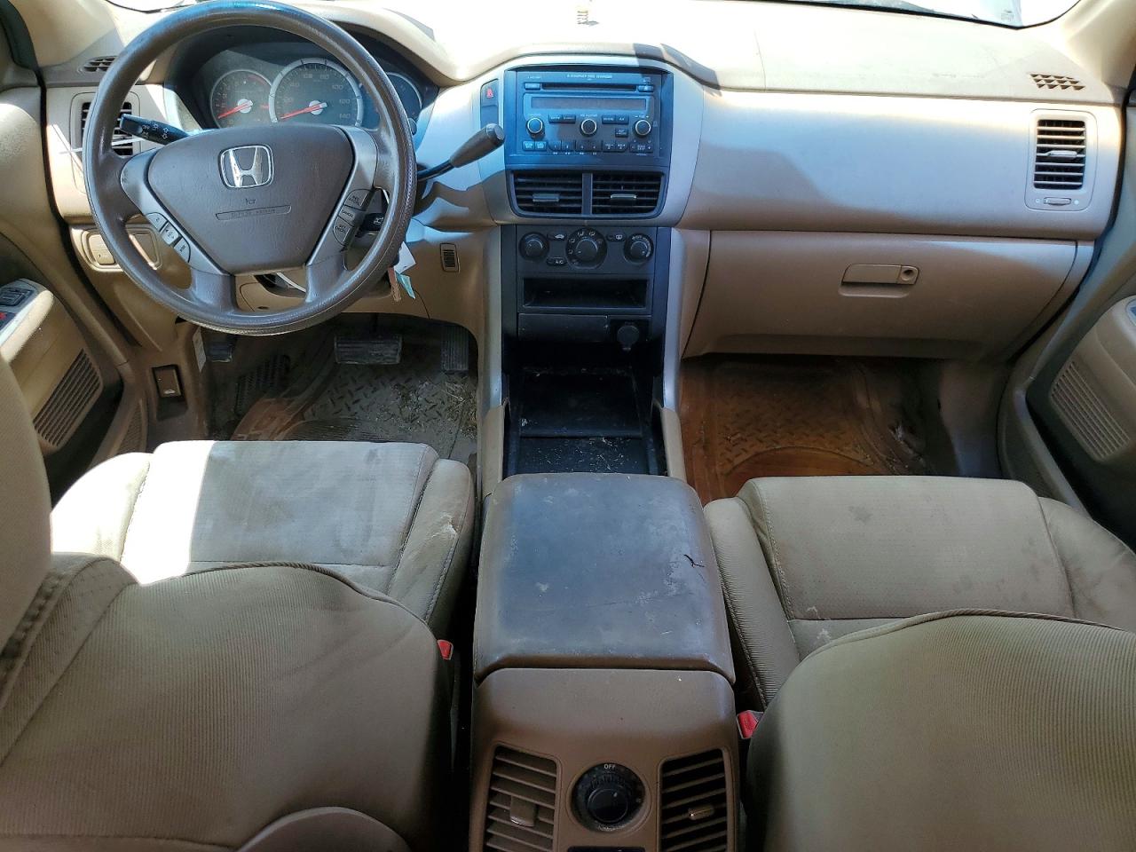 2008 Honda Pilot Vp Tan vin: 5FNYF28238B021571