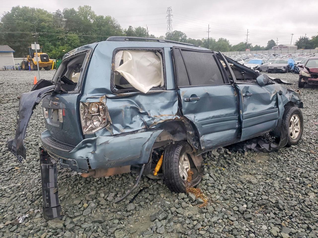 2008 Honda Pilot Vp Blue vin: 5FNYF28258B014069