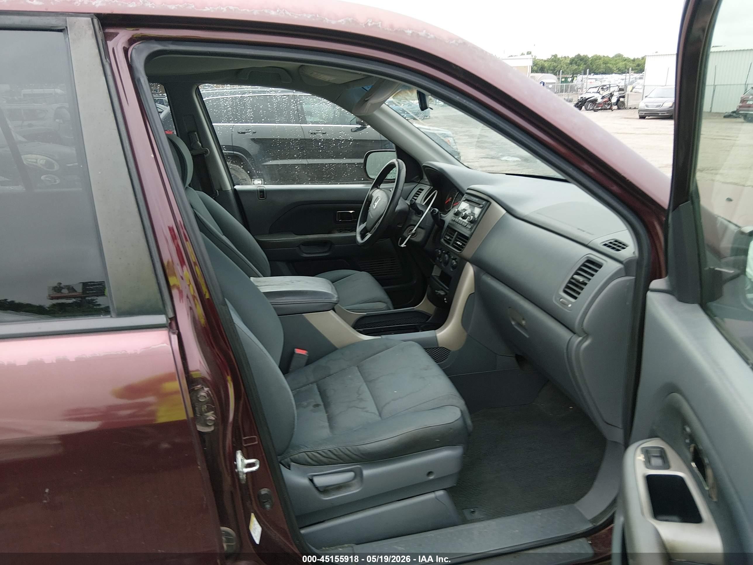 2008 Honda Pilot Vp Темно-бордовый vin: 5FNYF28268B002819