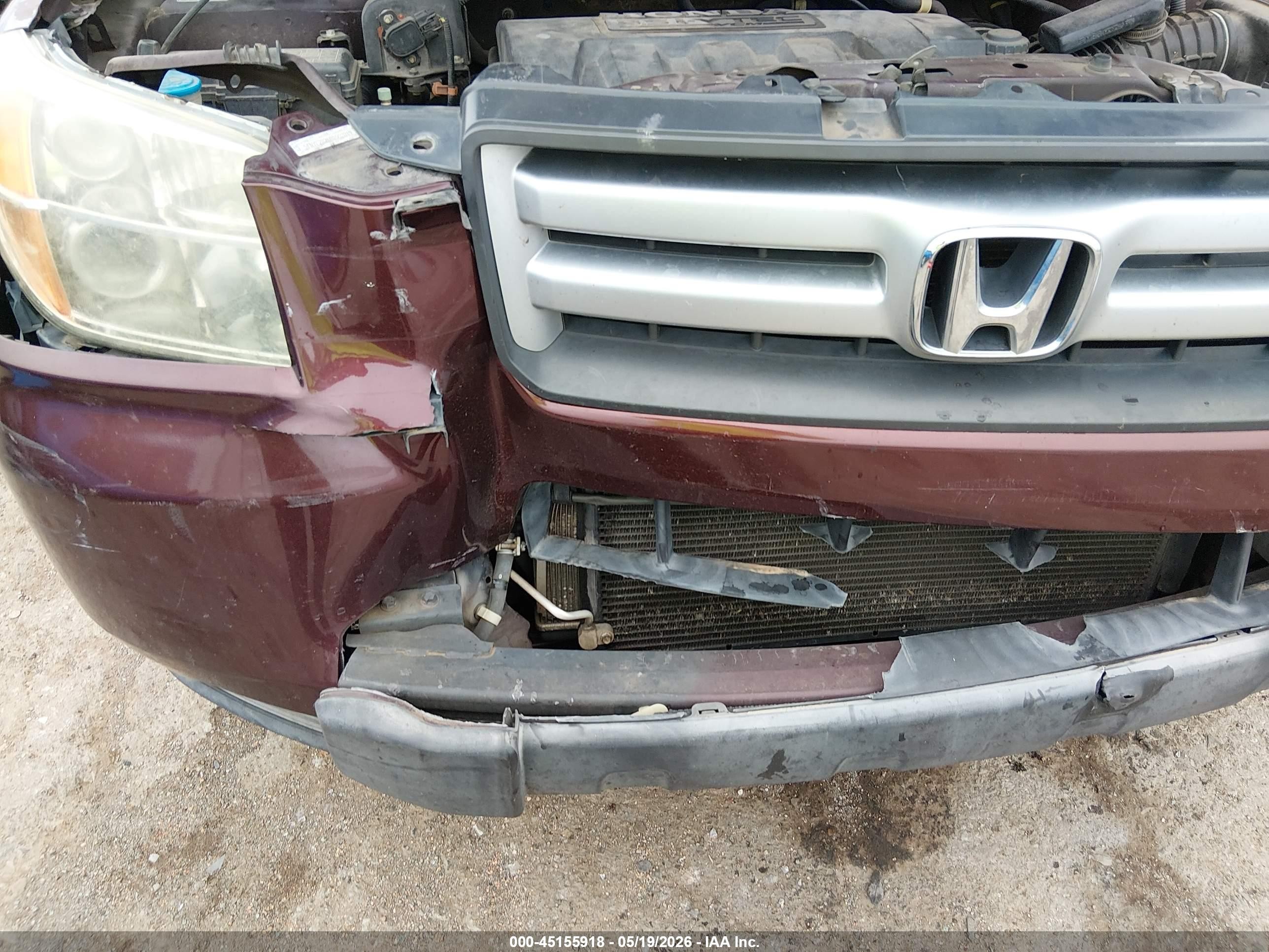 2008 Honda Pilot Vp Темно-бордовый vin: 5FNYF28268B002819