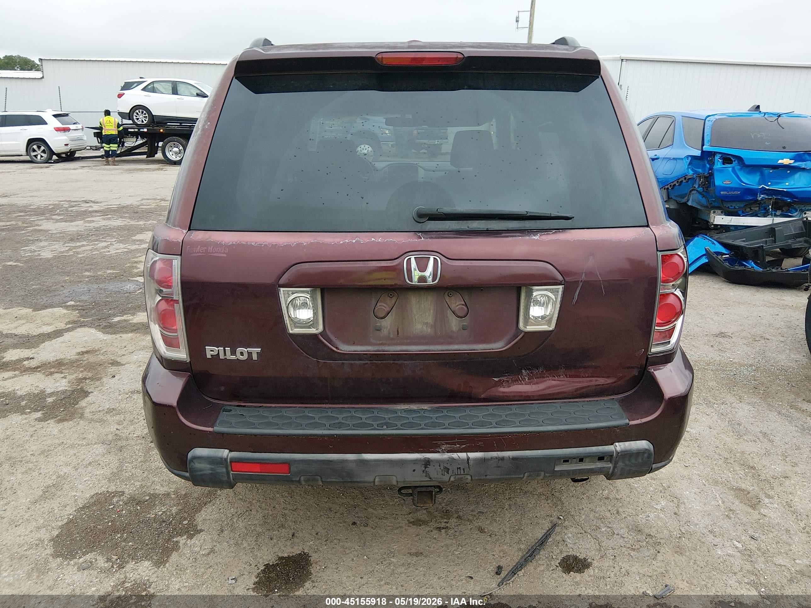 2008 Honda Pilot Vp Темно-бордовый vin: 5FNYF28268B002819