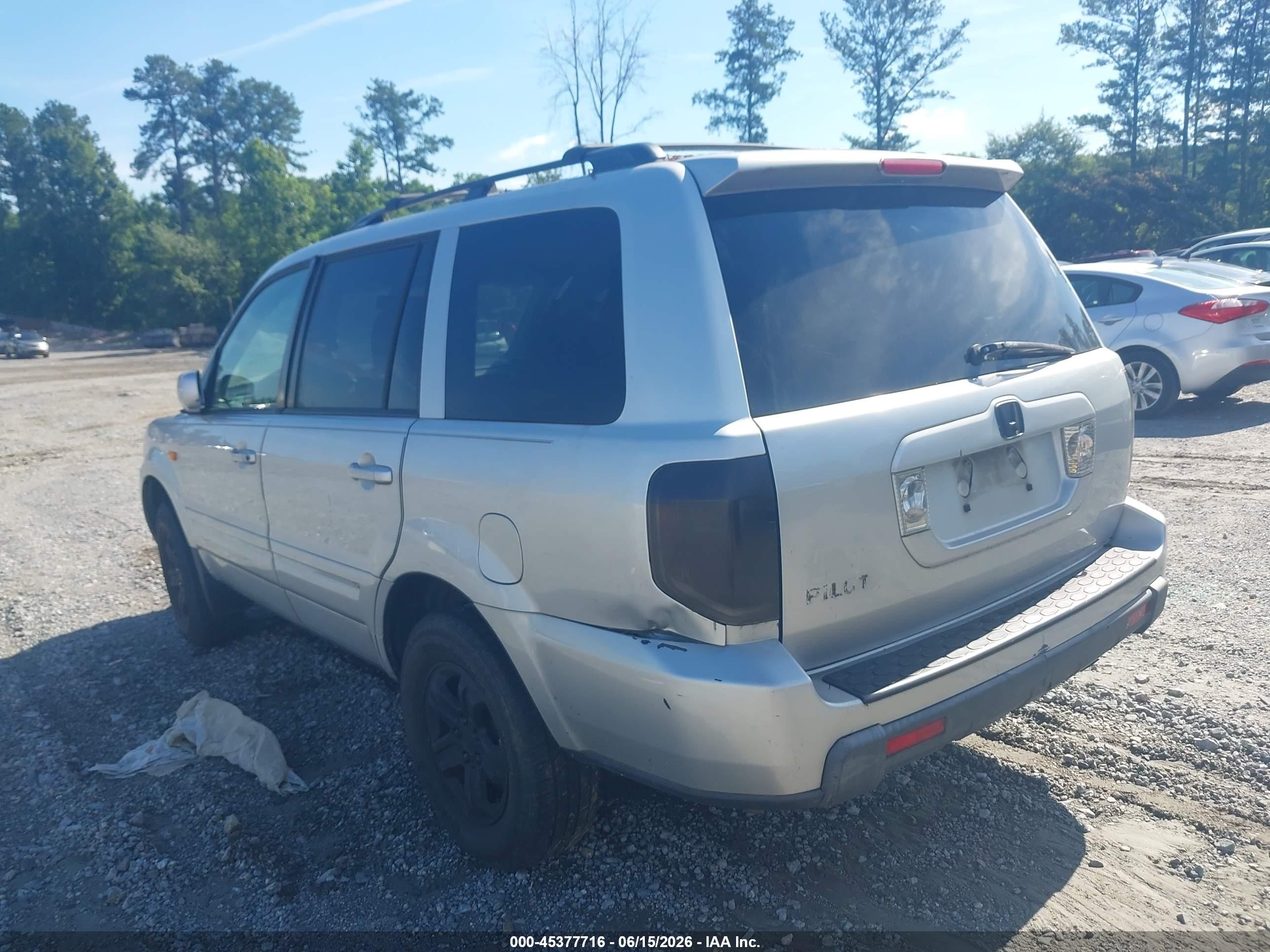 2008 Honda Pilot Vp Silver vin: 5FNYF28298B020070