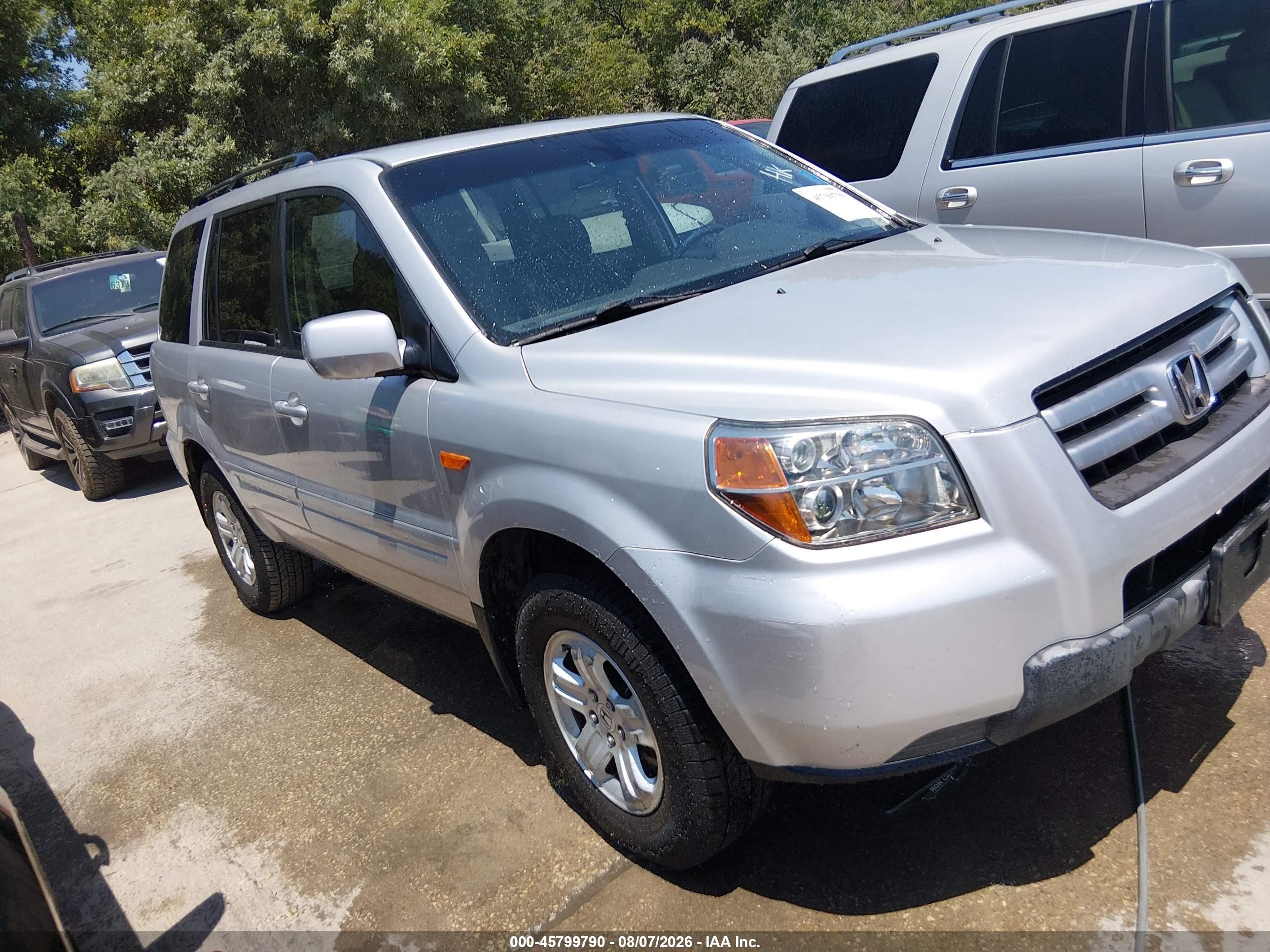 2008 Honda Pilot Vp Серебряный vin: 5FNYF28298B025253