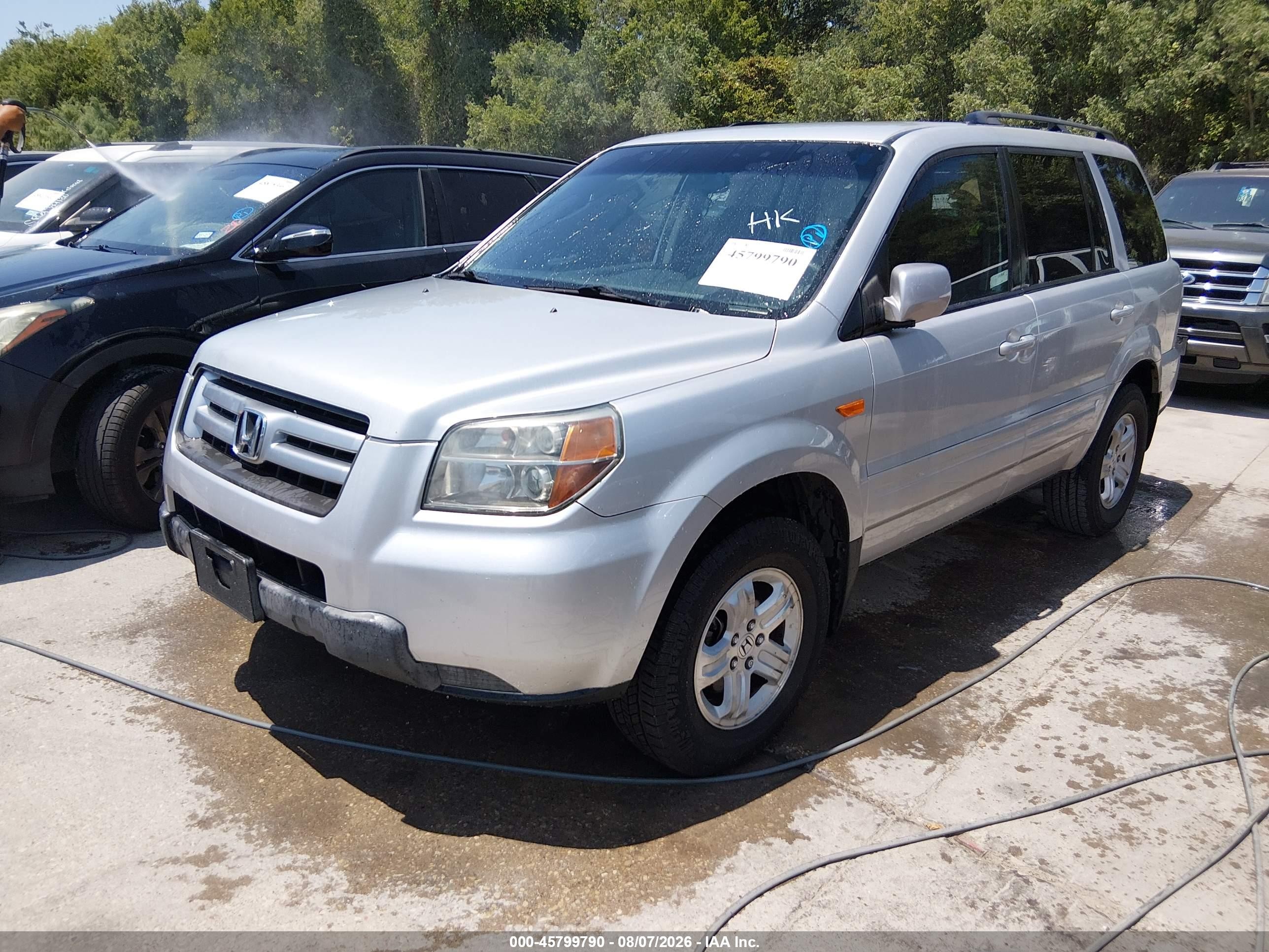 2008 Honda Pilot Vp Серебряный vin: 5FNYF28298B025253