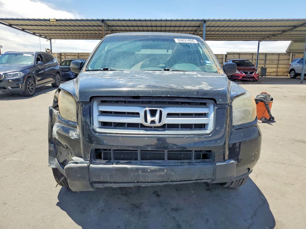2008 Honda Pilot Vp Black vin: 5FNYF282X8B021146