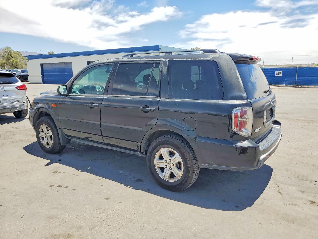 2008 Honda Pilot Vp Black vin: 5FNYF282X8B021146