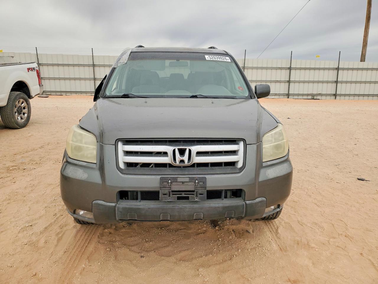 2008 Honda Pilot Se Gray vin: 5FNYF28328B000381
